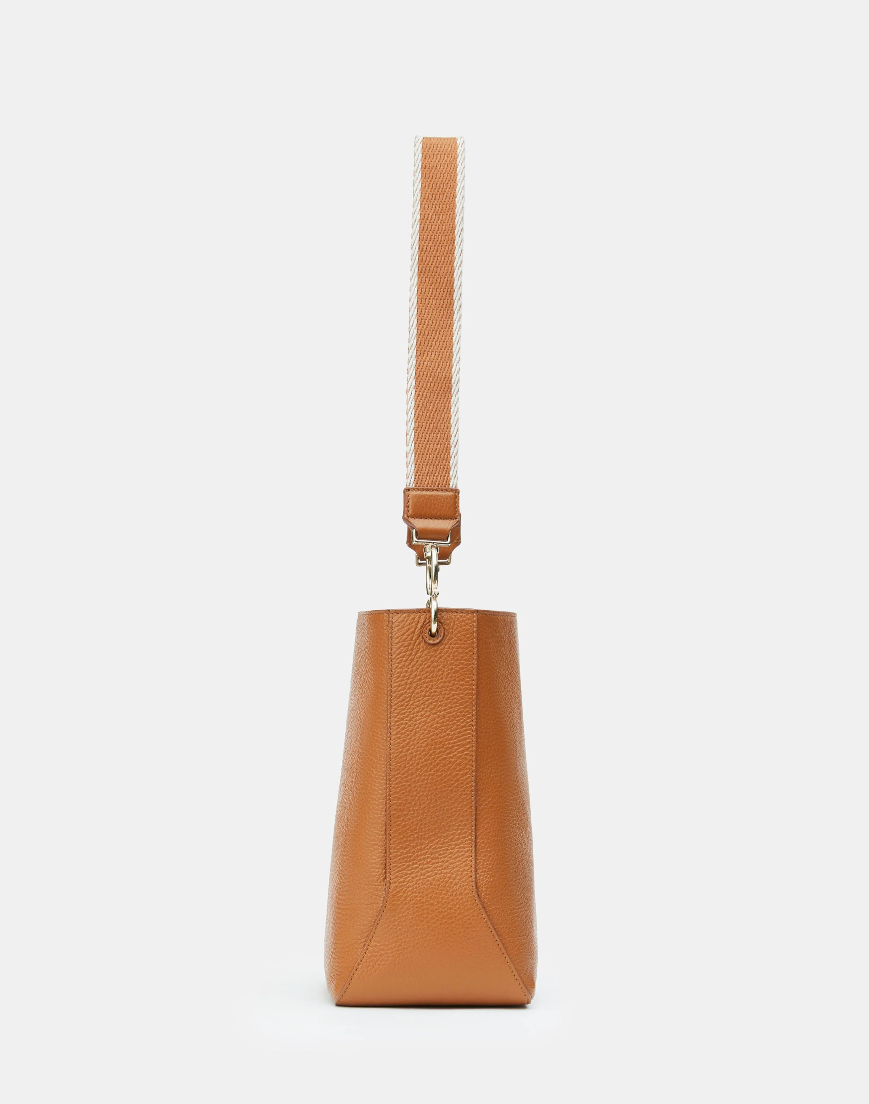 Grained Calfskin Leather 8 Knot Hobo—Small