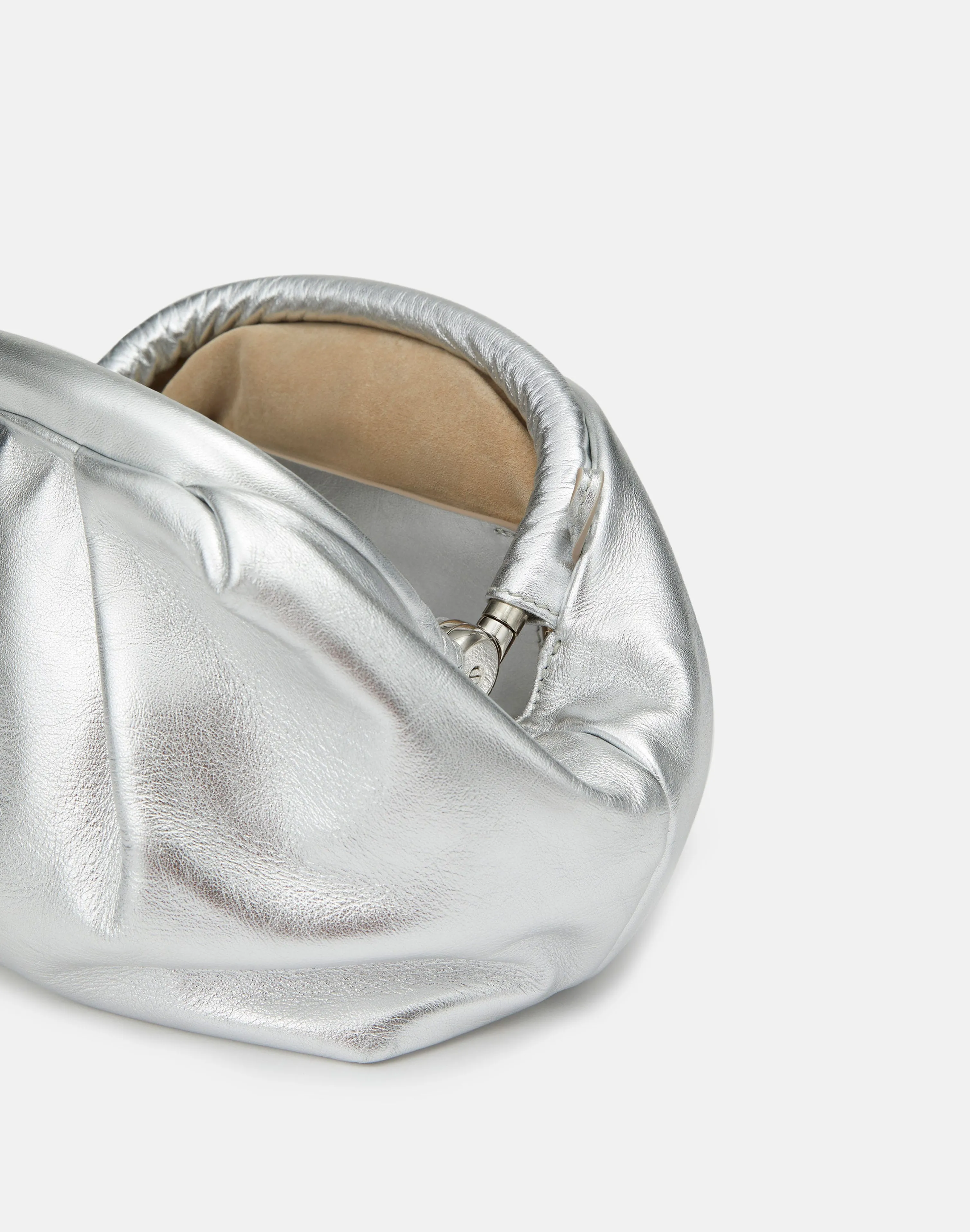 Metallic Nappa Leather Pochette