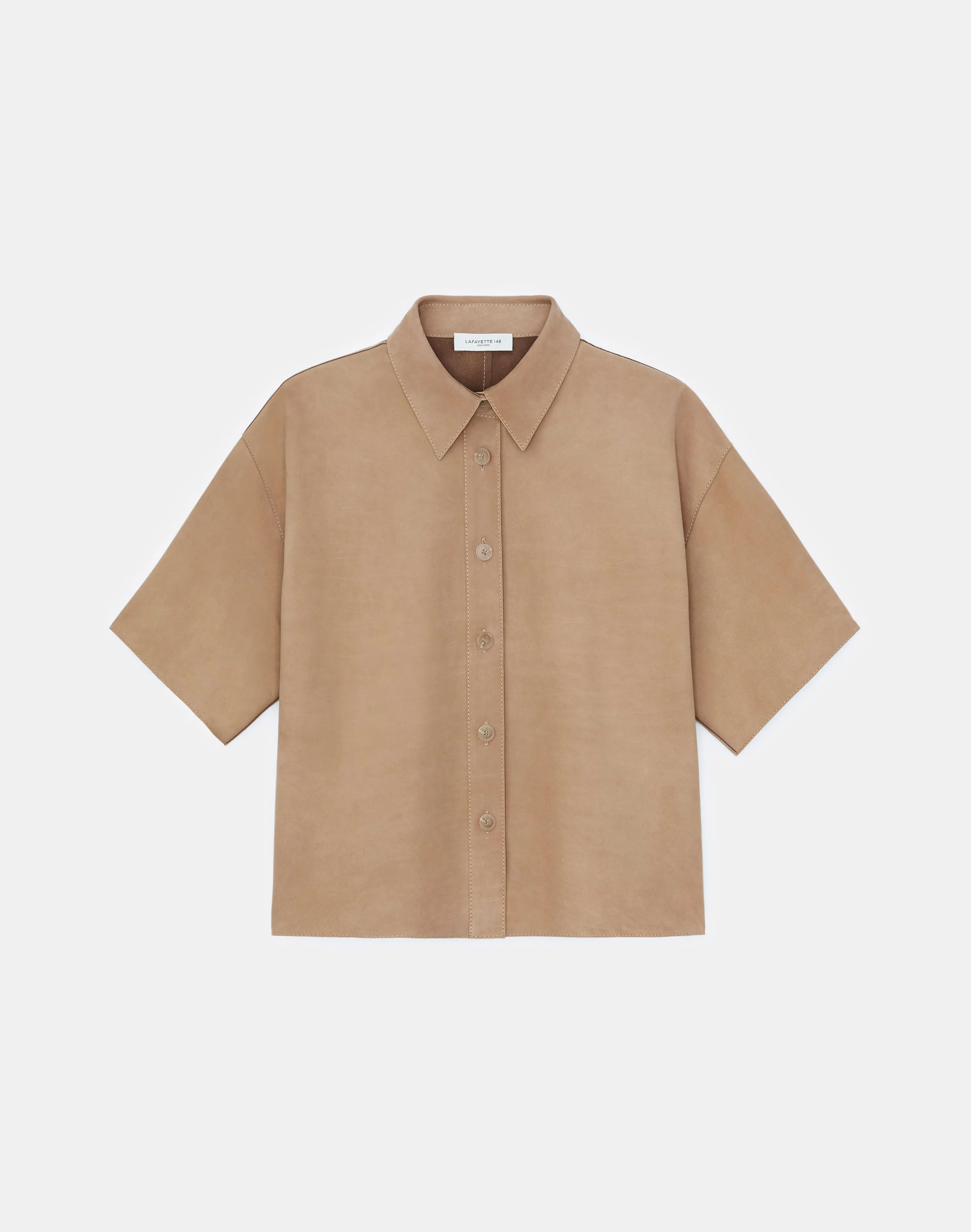 Nubuck Calfskin Suede Shirt