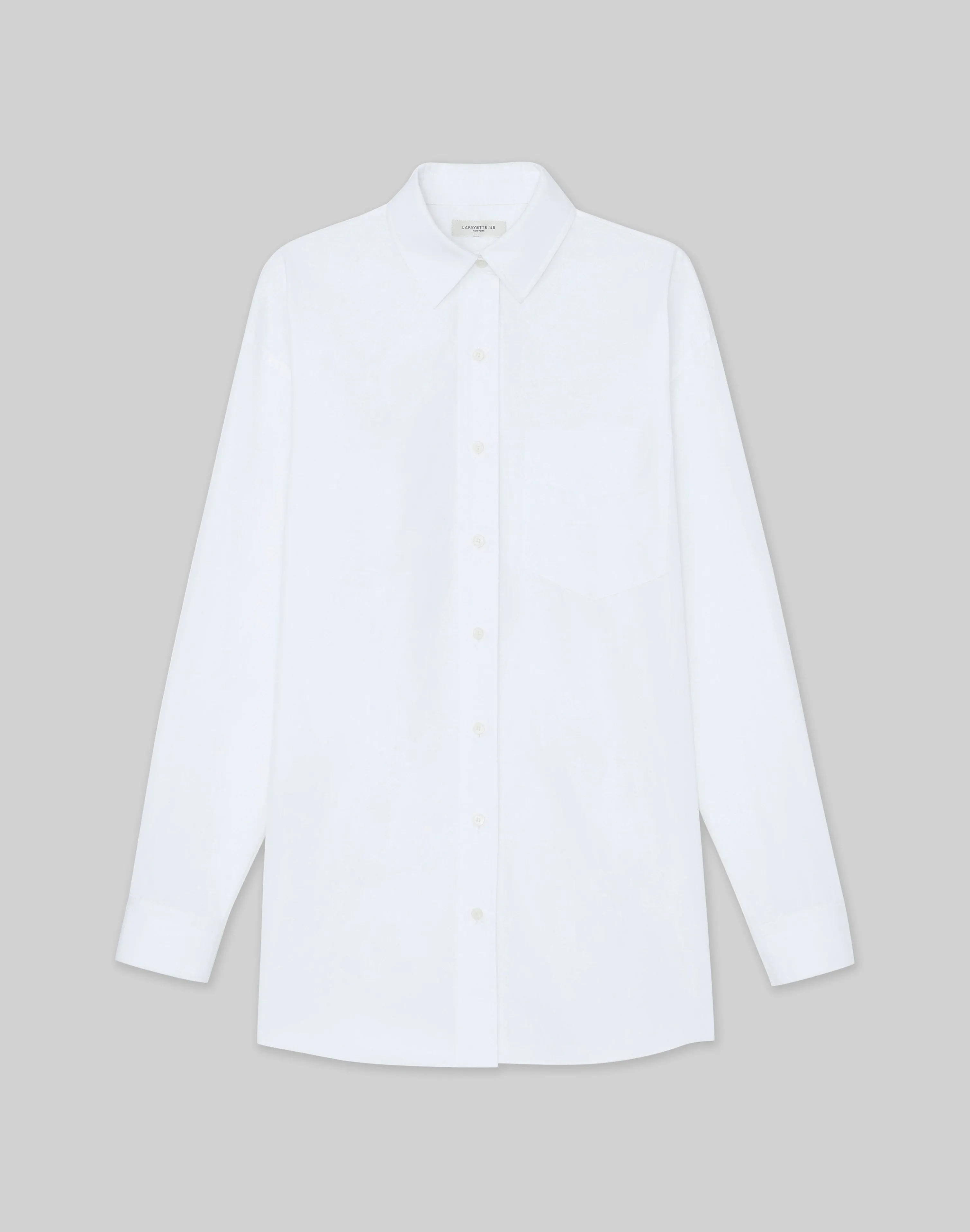 Organic Cotton Poplin Oversized Shirt