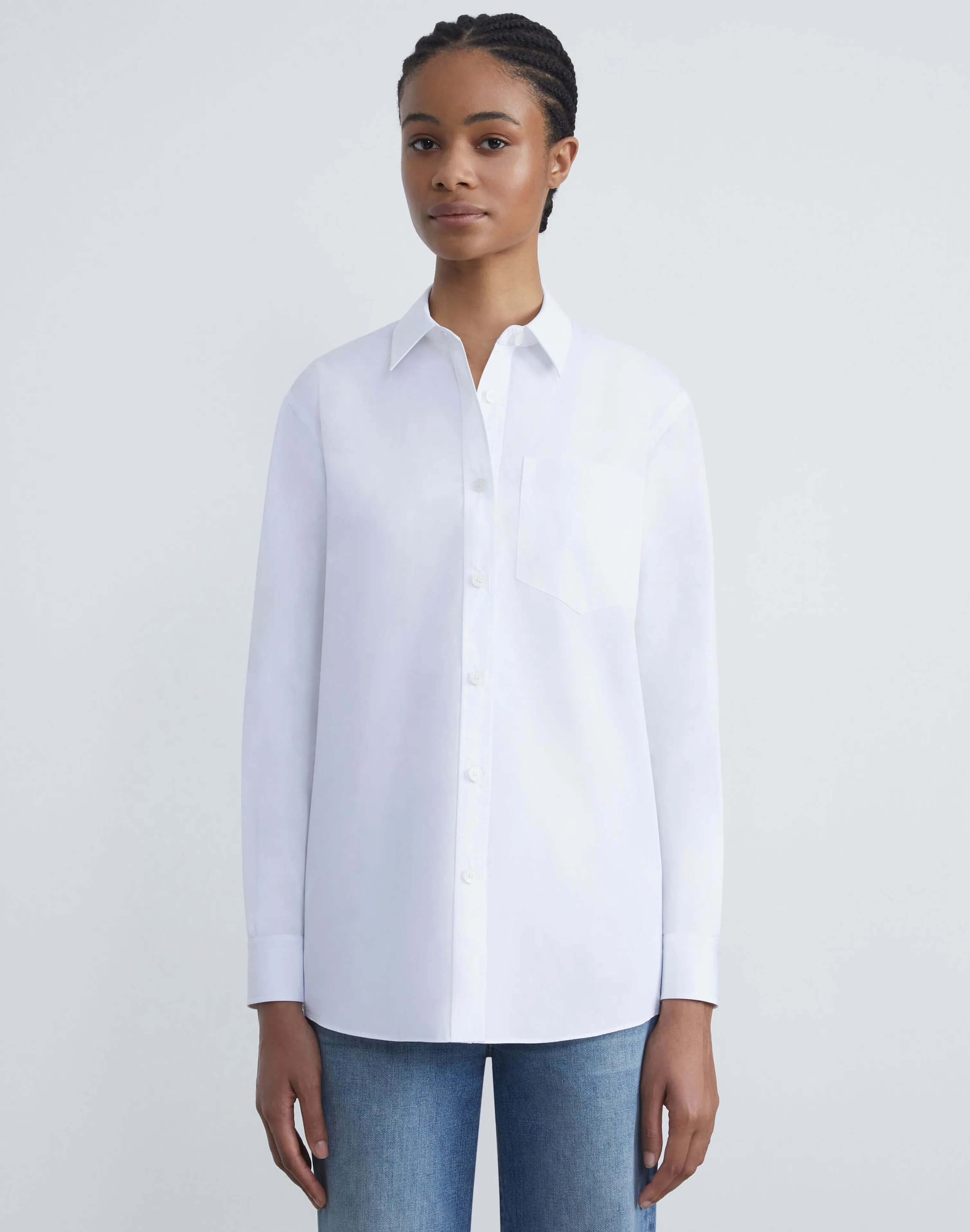 Organic Cotton Poplin Oversized Shirt