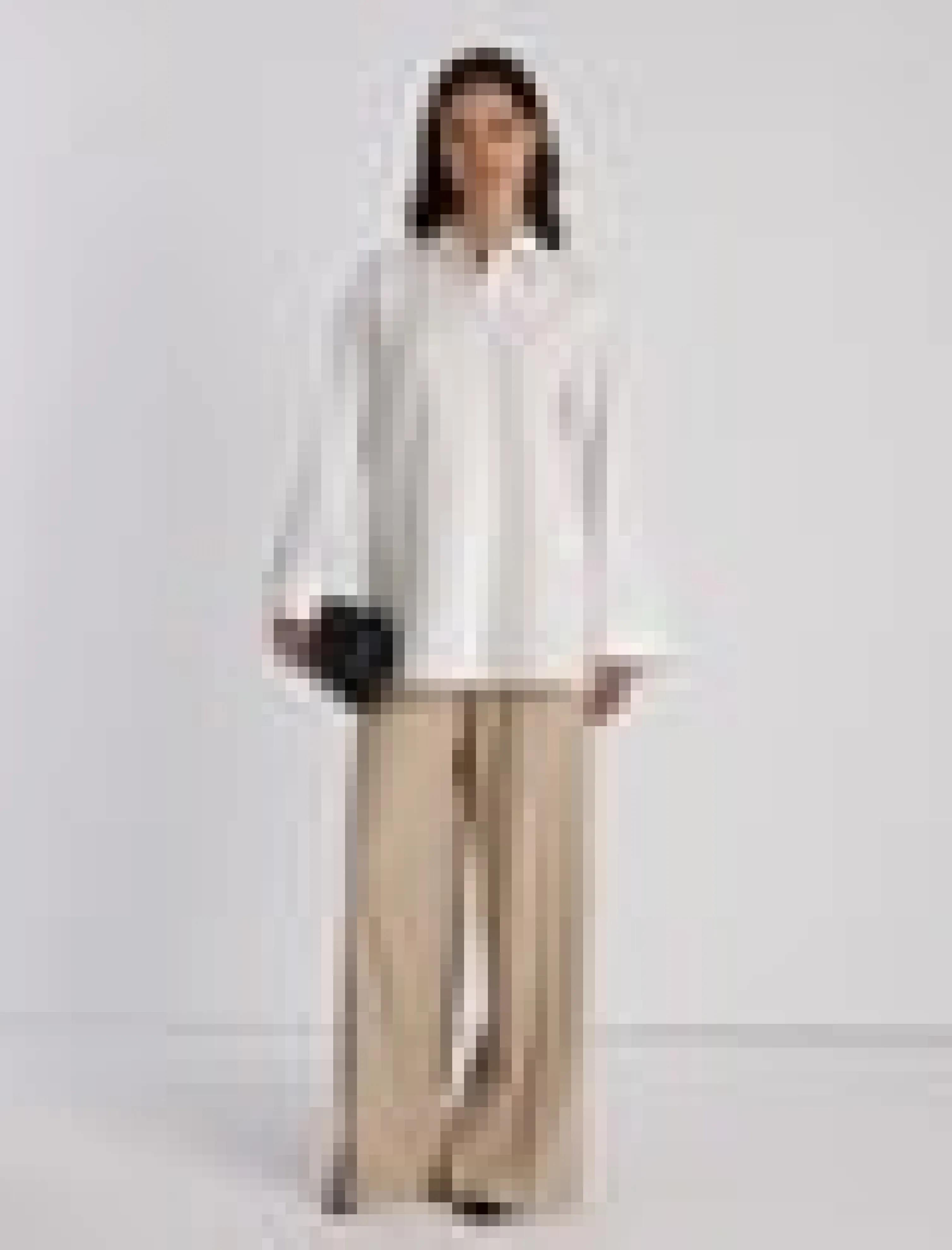 Embroidered Rose Organic Cotton Poplin Oversized Shirt