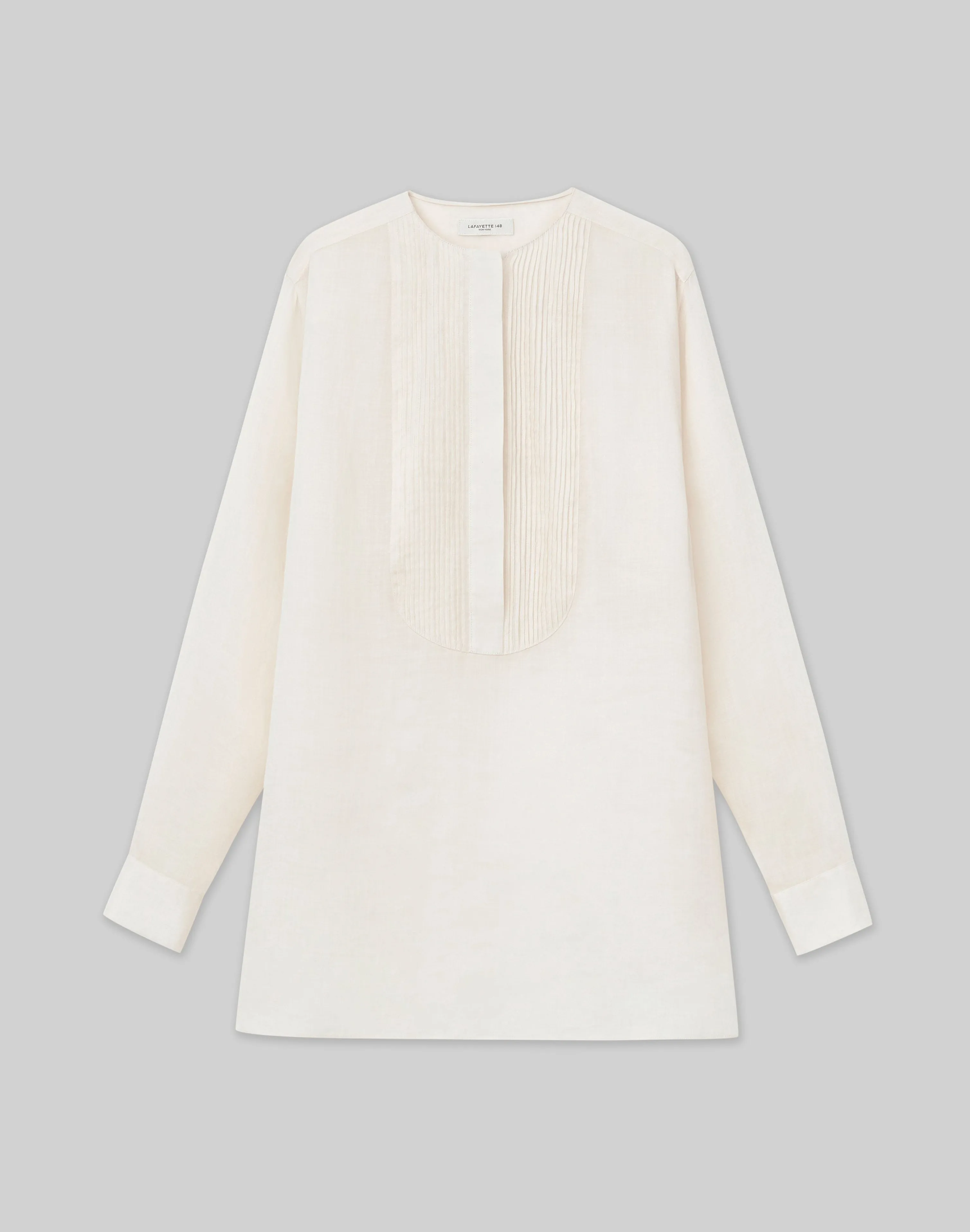 Sustainable Gemma Cloth Voile Pintuck Popover Blouse