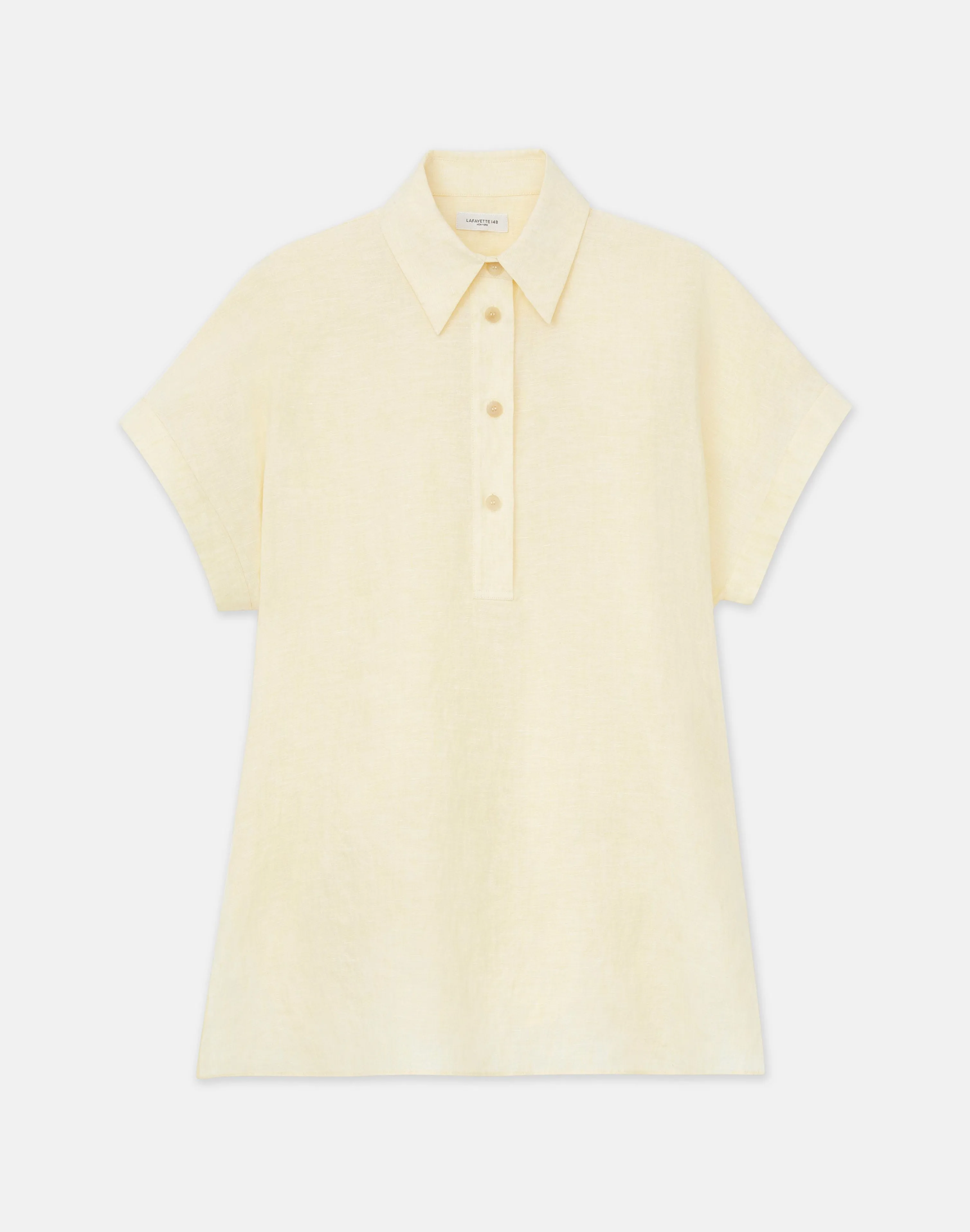 Organic Linen Dolman Polo