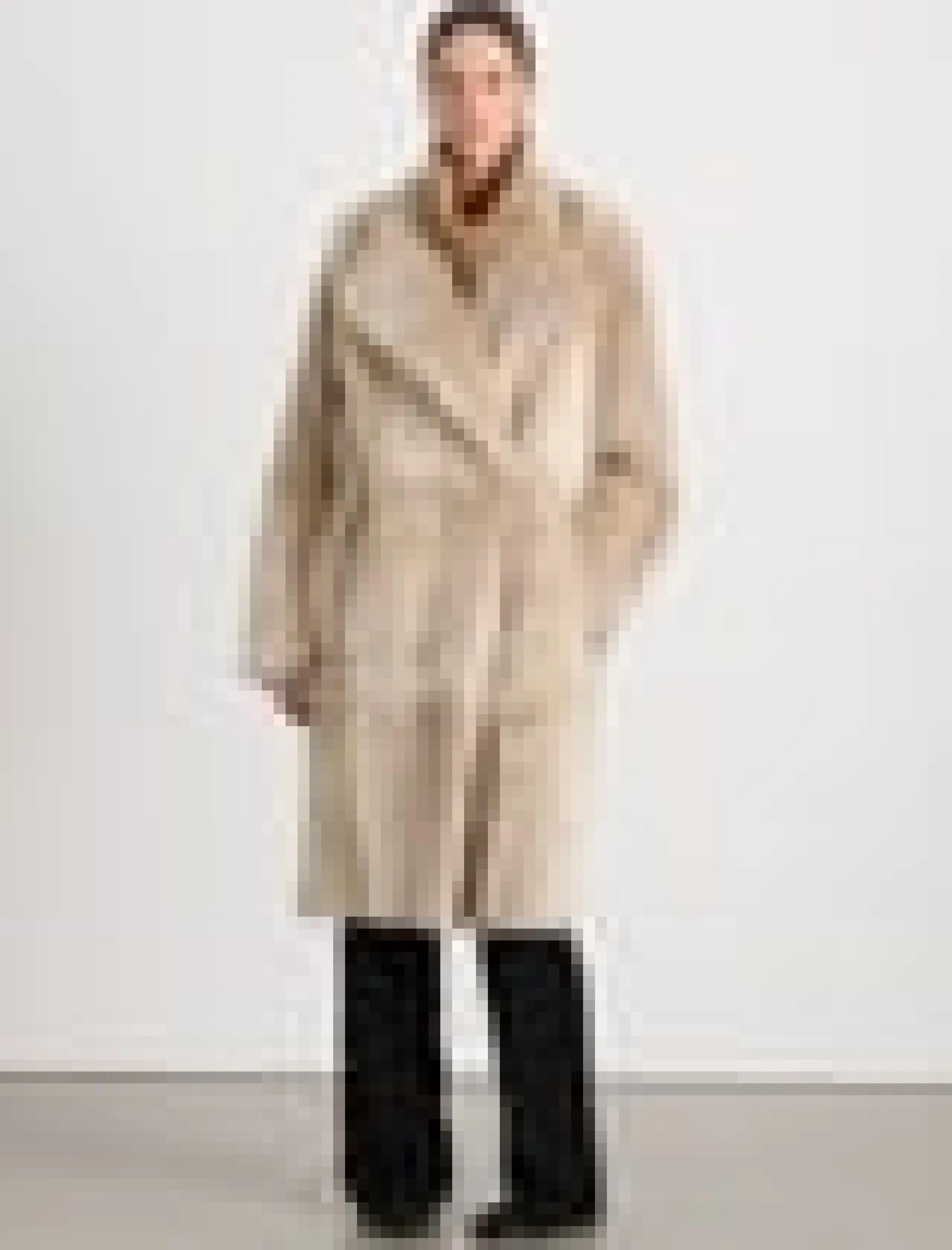 Long Hair Shearling Reversible Oversized Coat