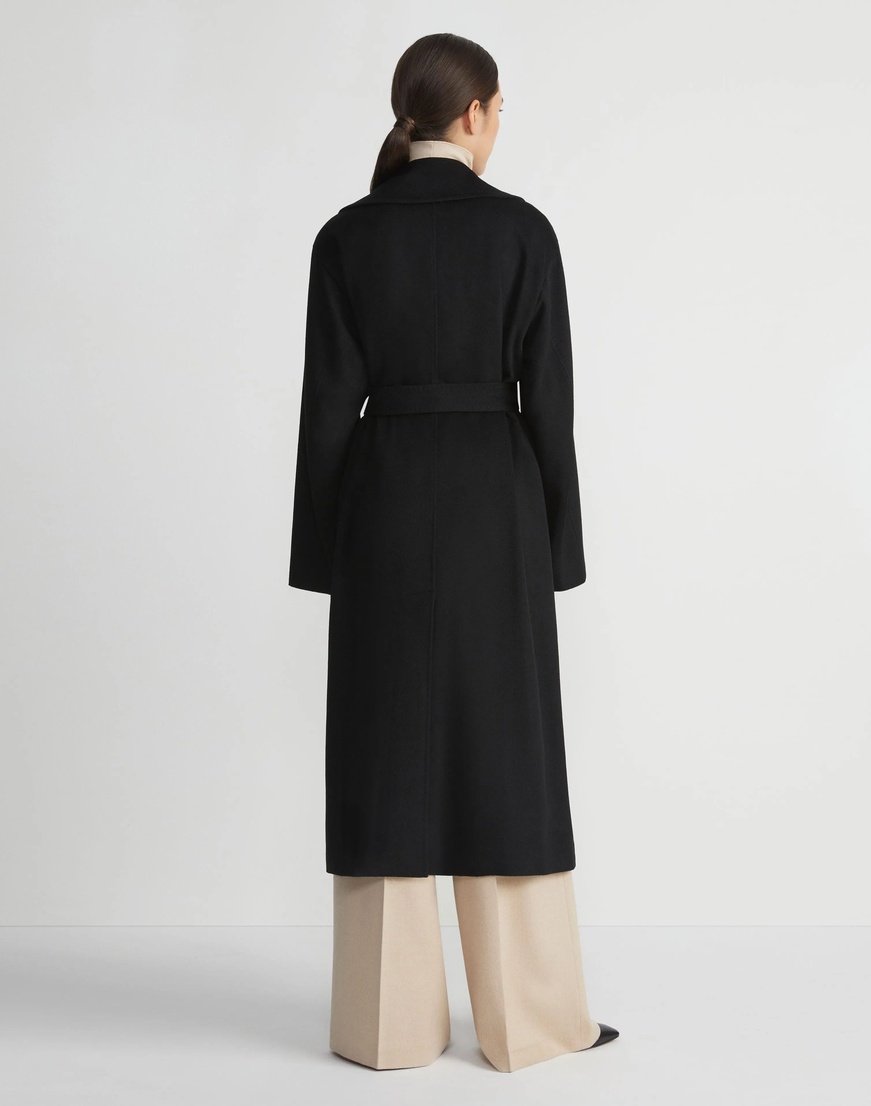 Camel Hair Oversized Trench Coat