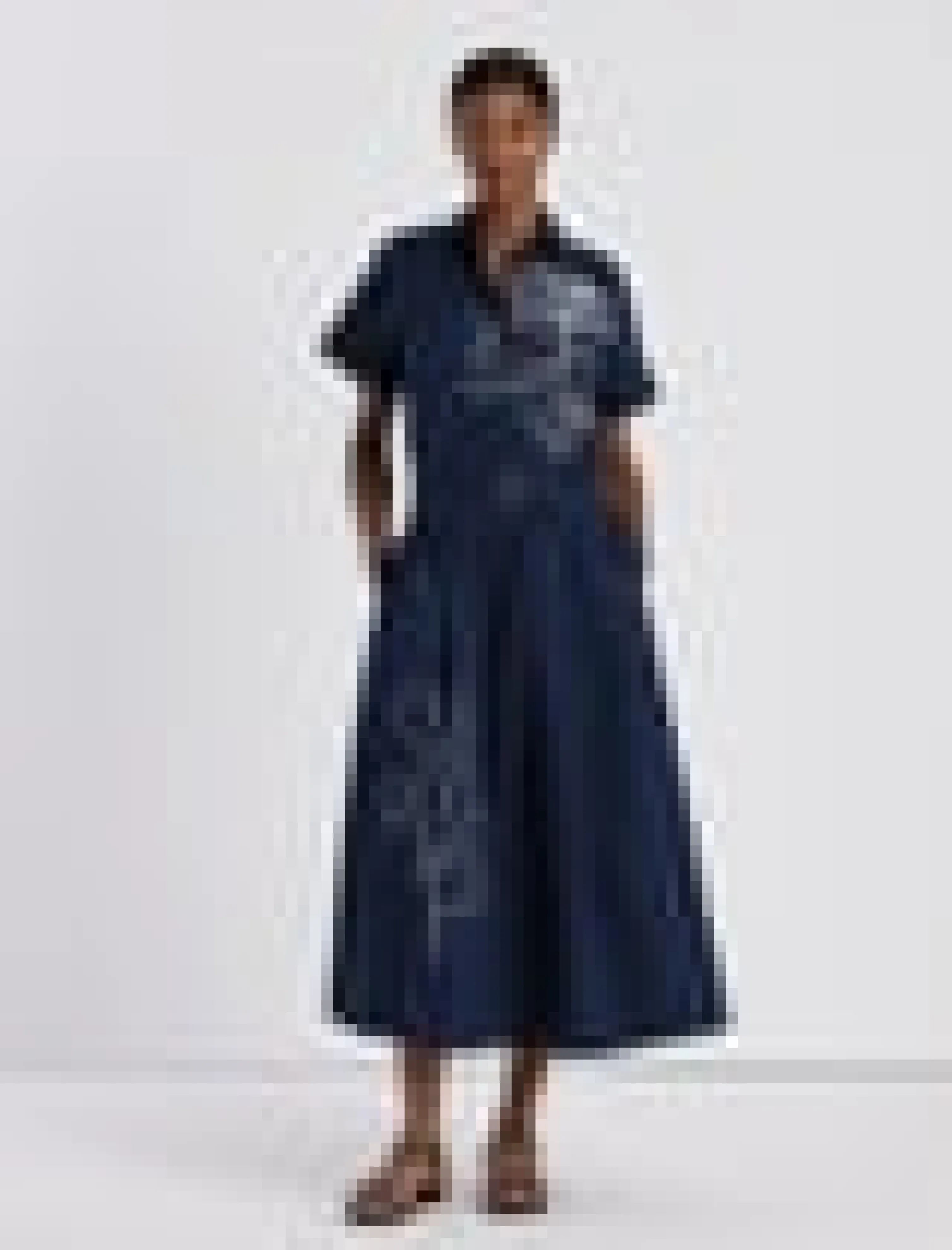 Embroidered Rose Organic Cotton Poplin Shirtdress