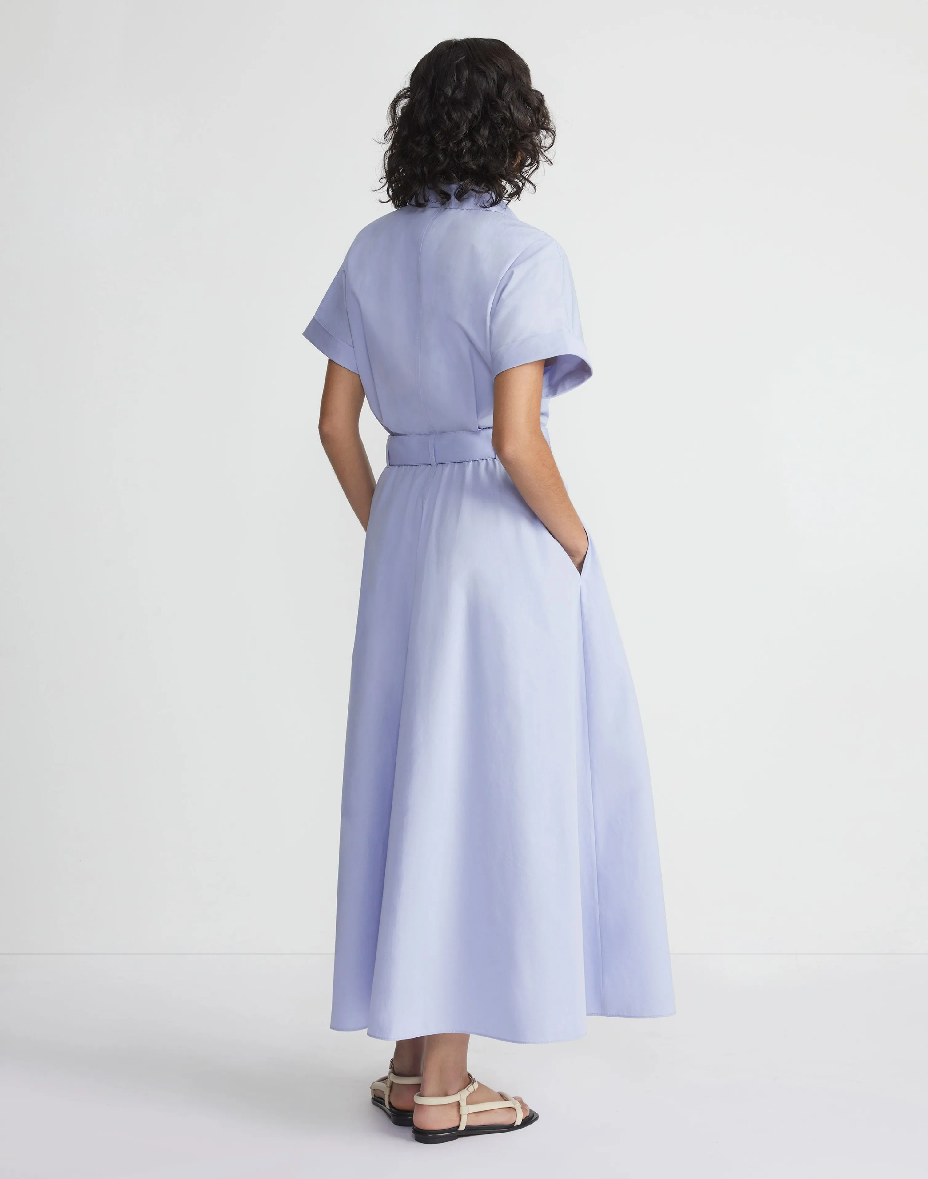Organic Cotton Poplin Shirtdress