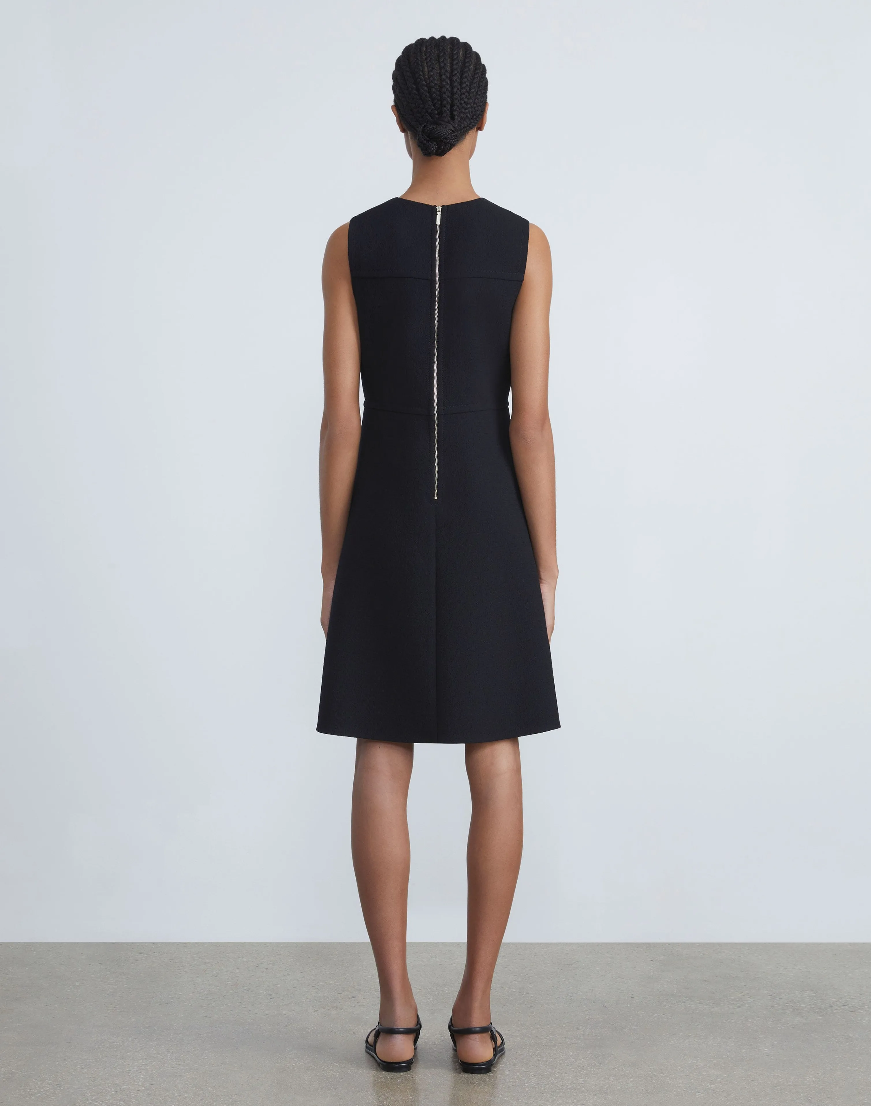 Responsible Wool Nouveau Crepe Sleeveless Dress