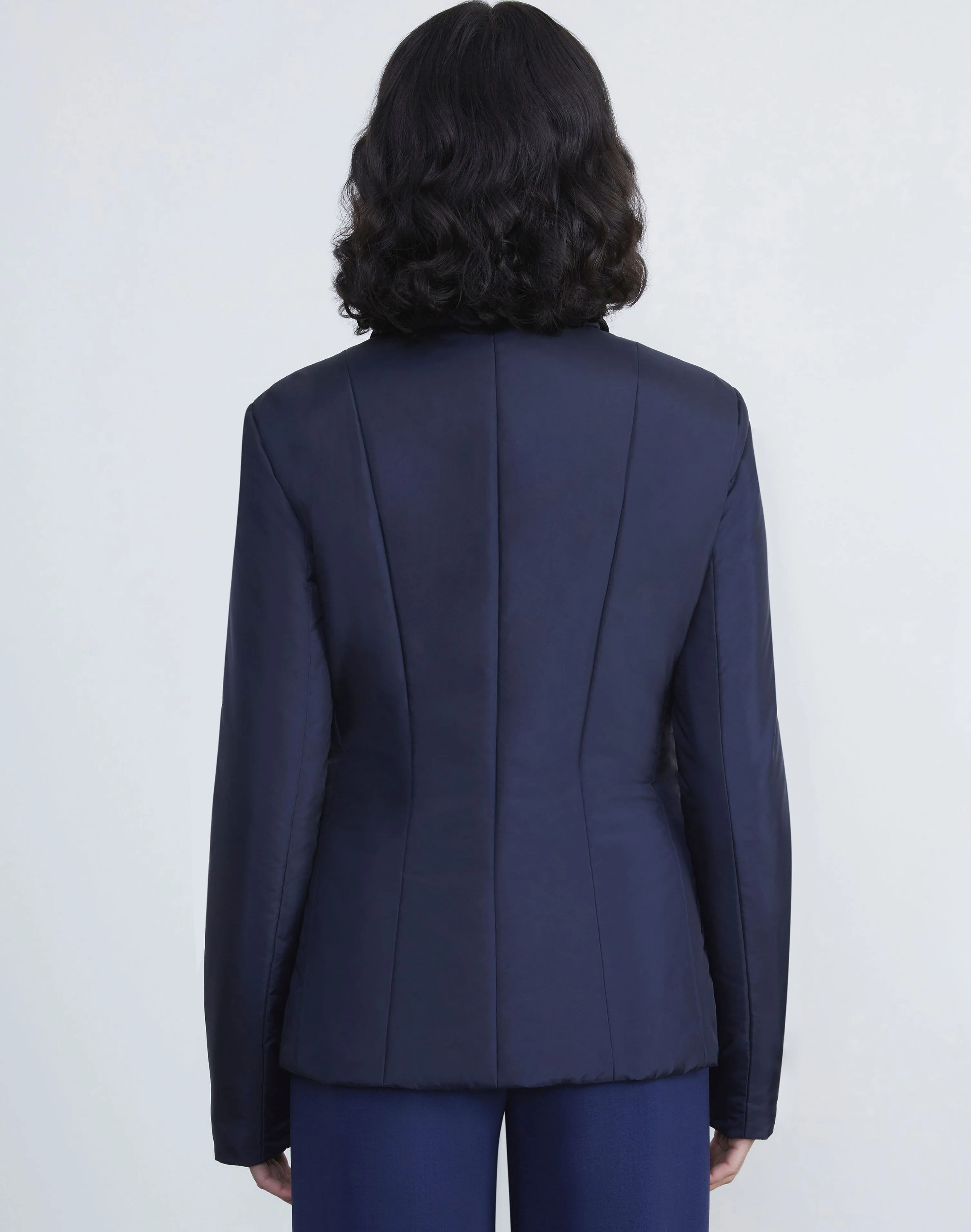 Recycled Poly Quilted Tailored Chore Jacket