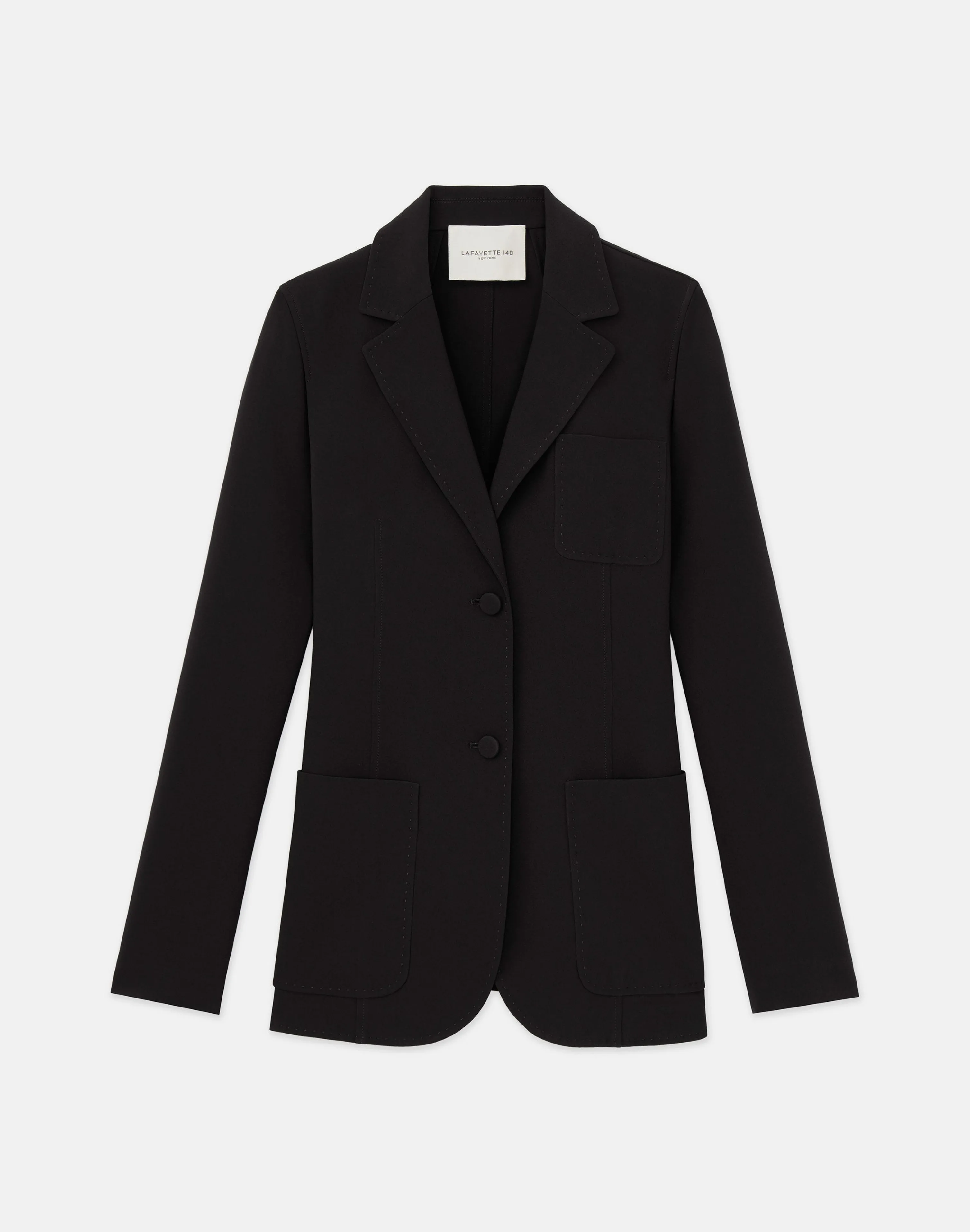 Finesse Crepe Three Pocket Blazer