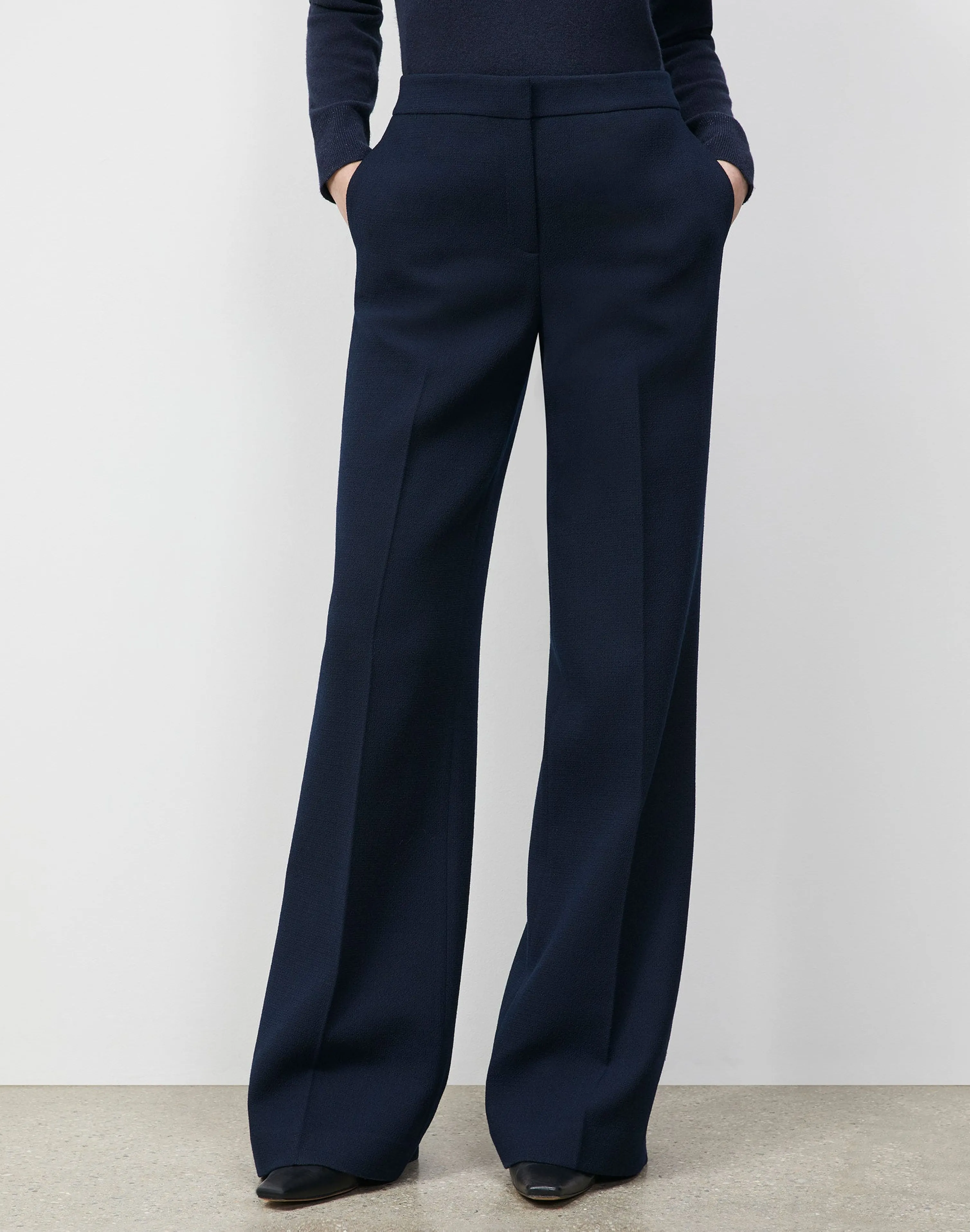 Responsible Wool Nouveau Crepe Dalton Pant