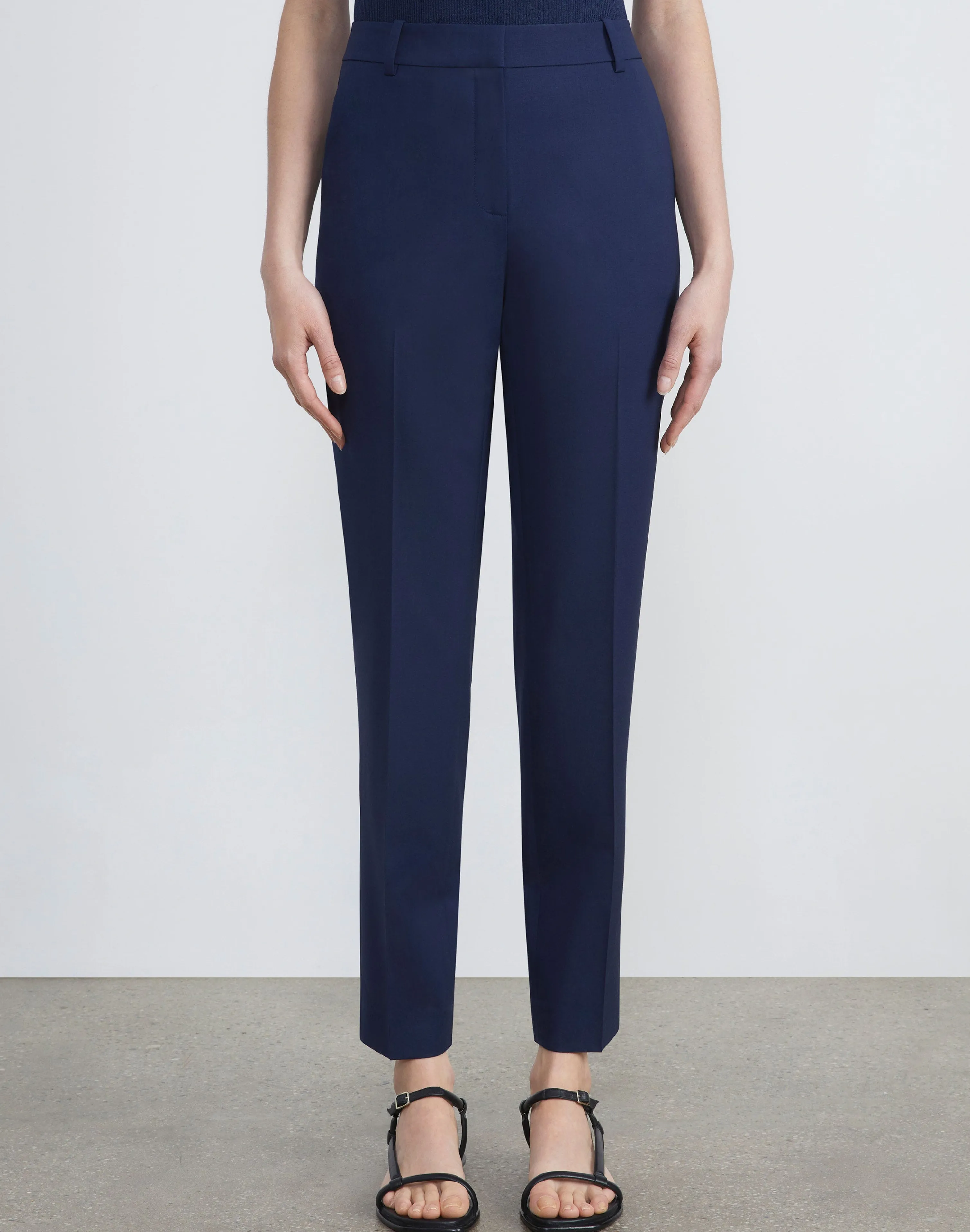 Stretch Wool Clinton Ankle Pant