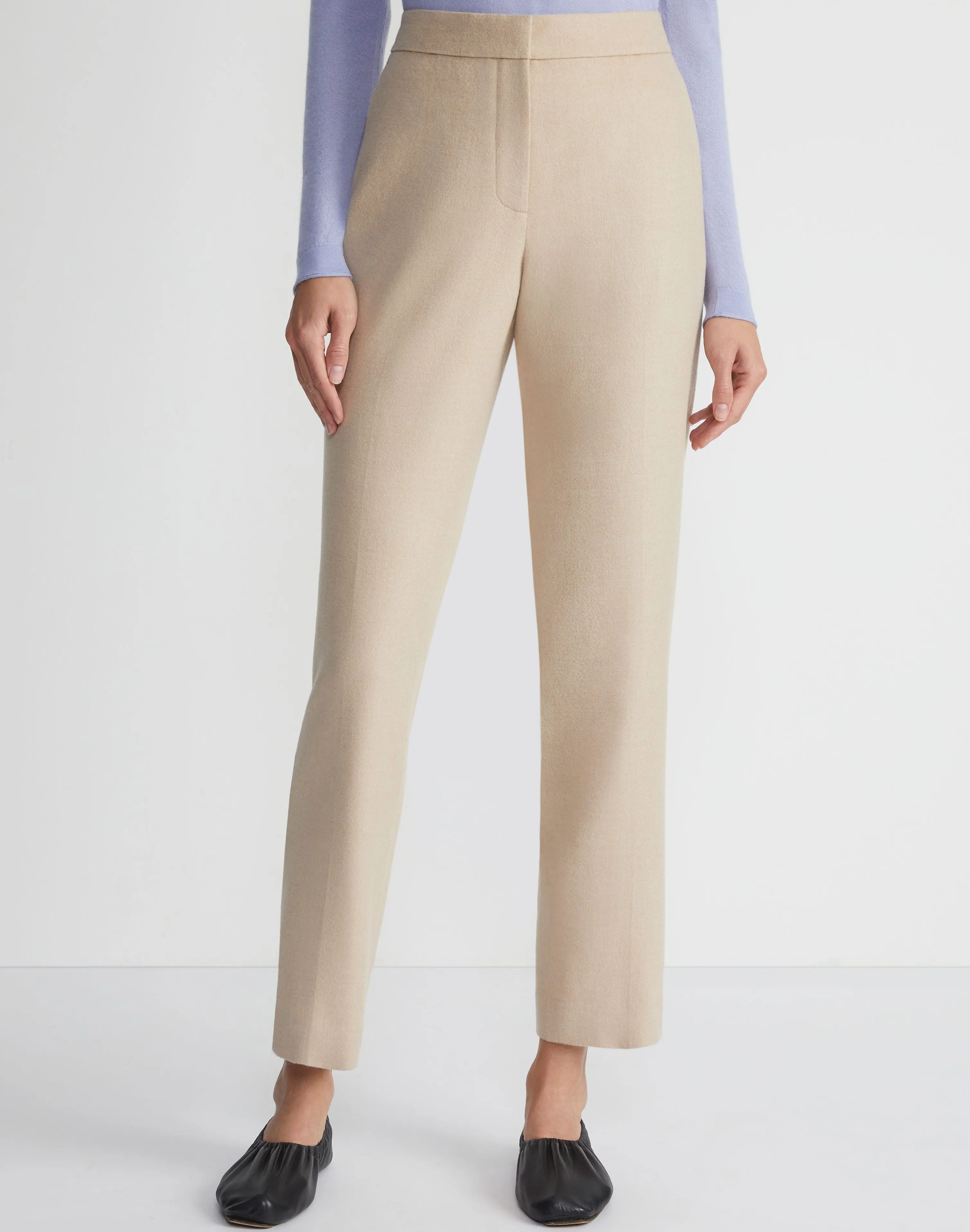 Camel Hair Clinton Ankle Pant