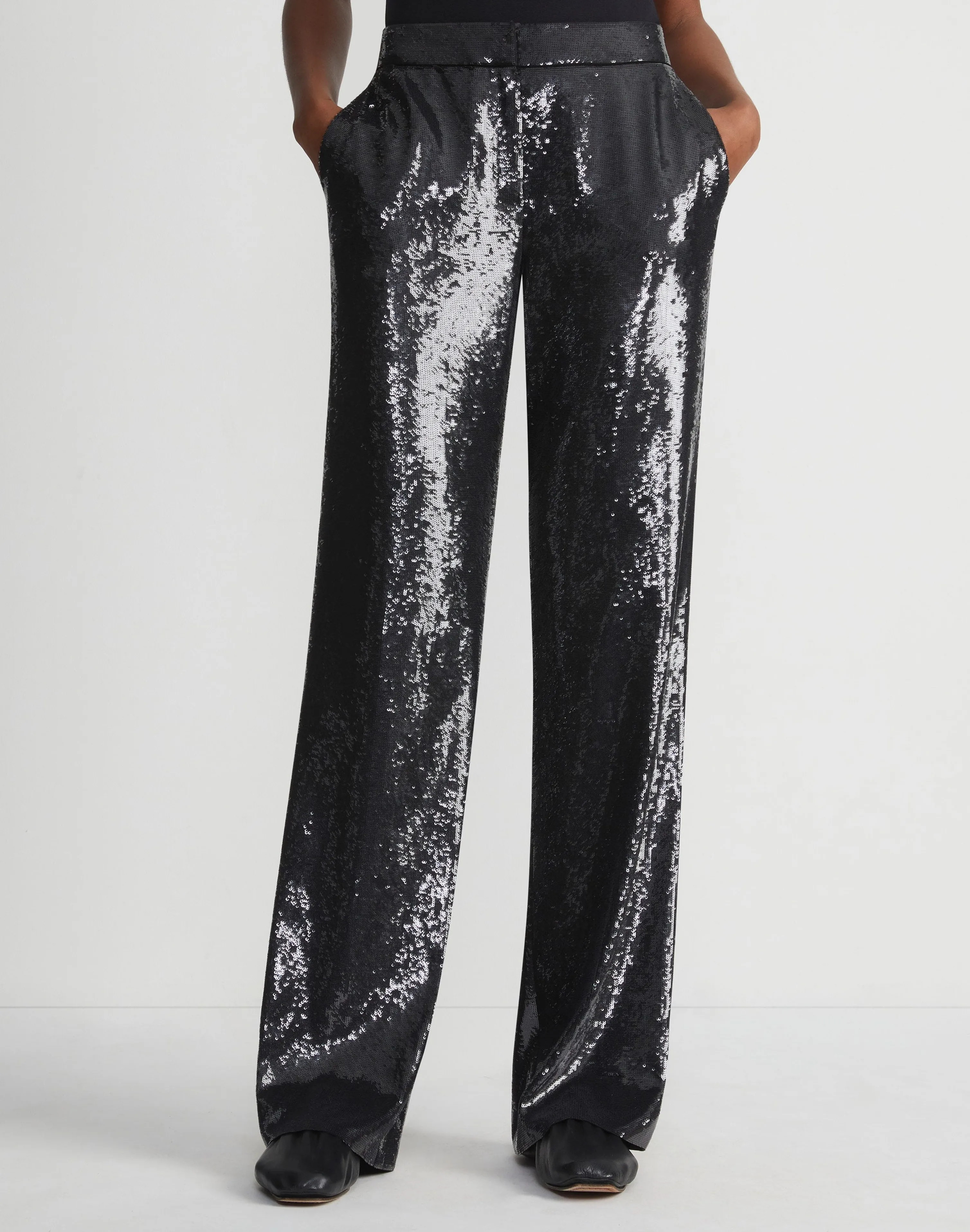 Sequin Chiffon Gates Pant