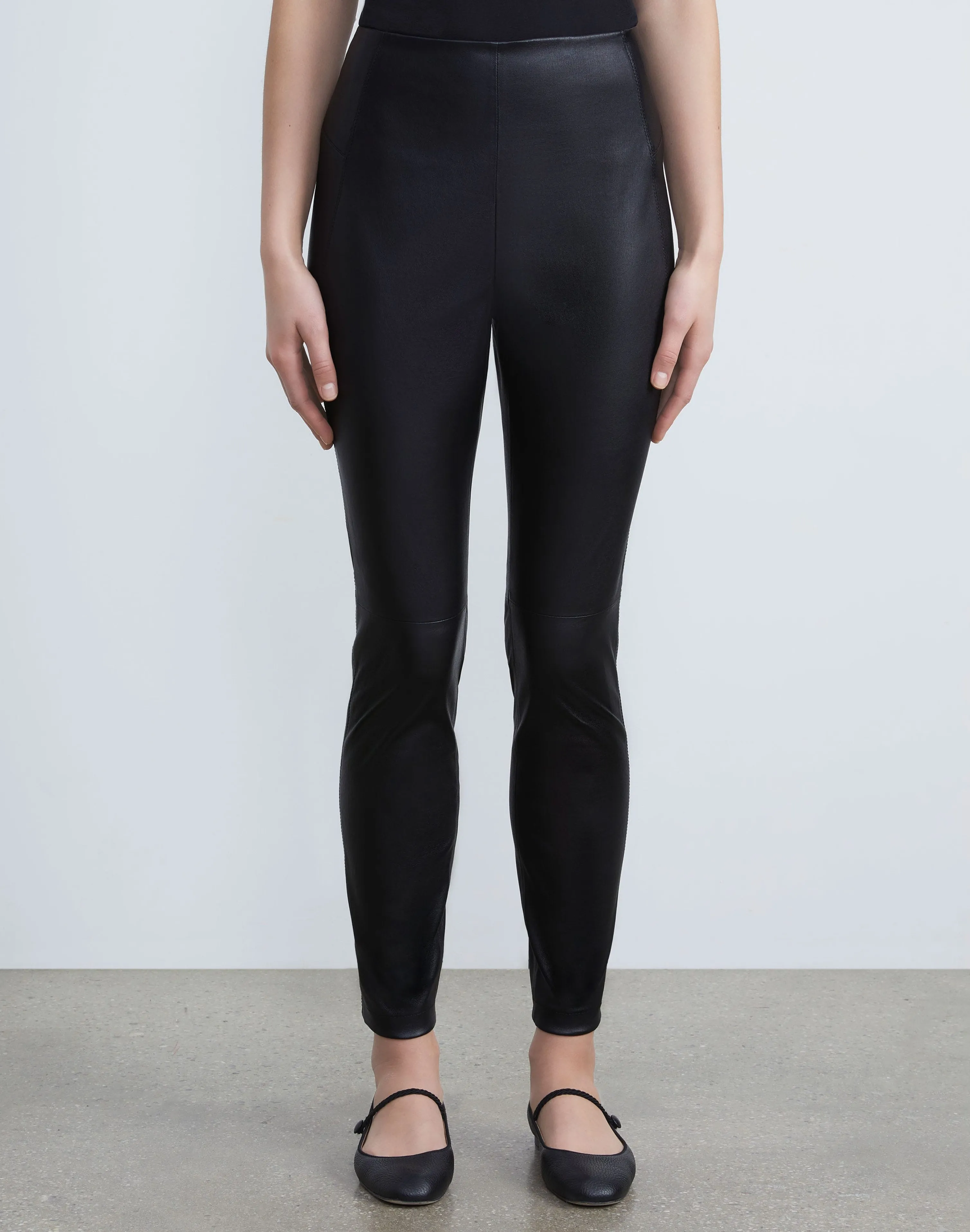 Stretch Nappa Leather Greenwich Legging