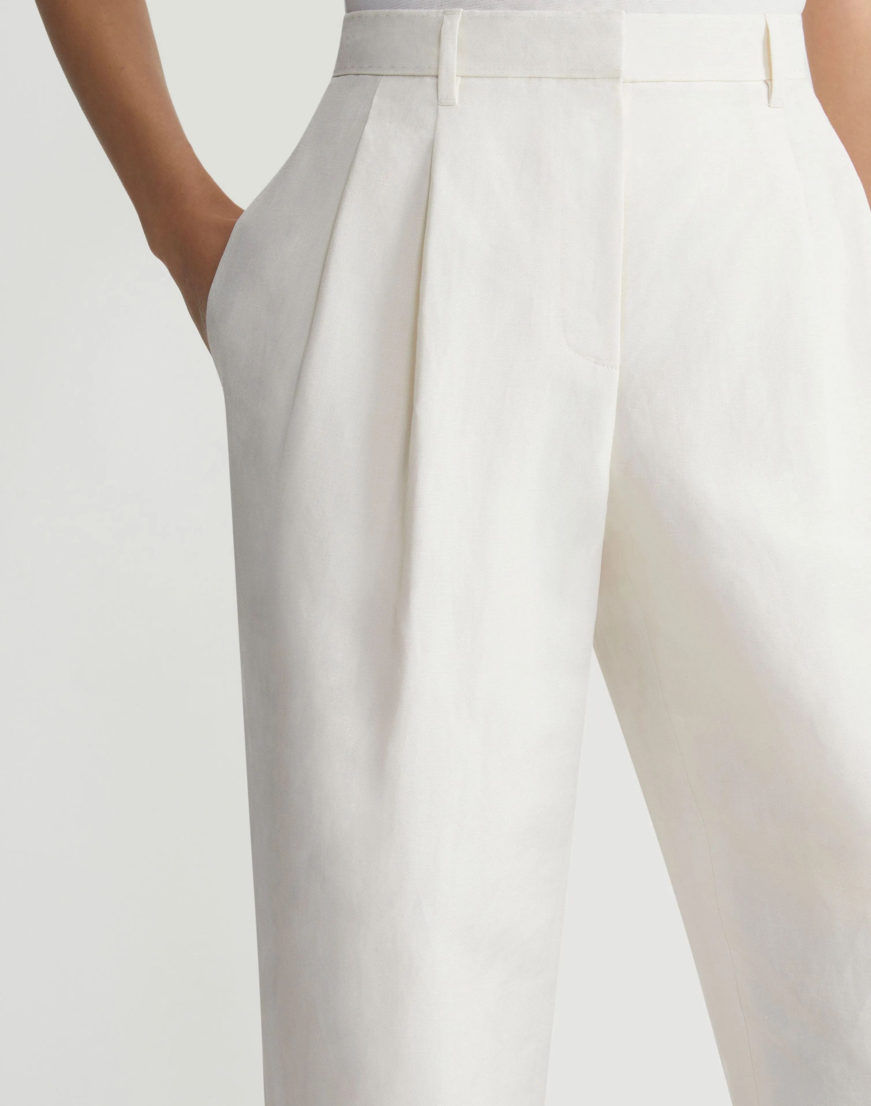 Silk-Linen MacDougal Pant
