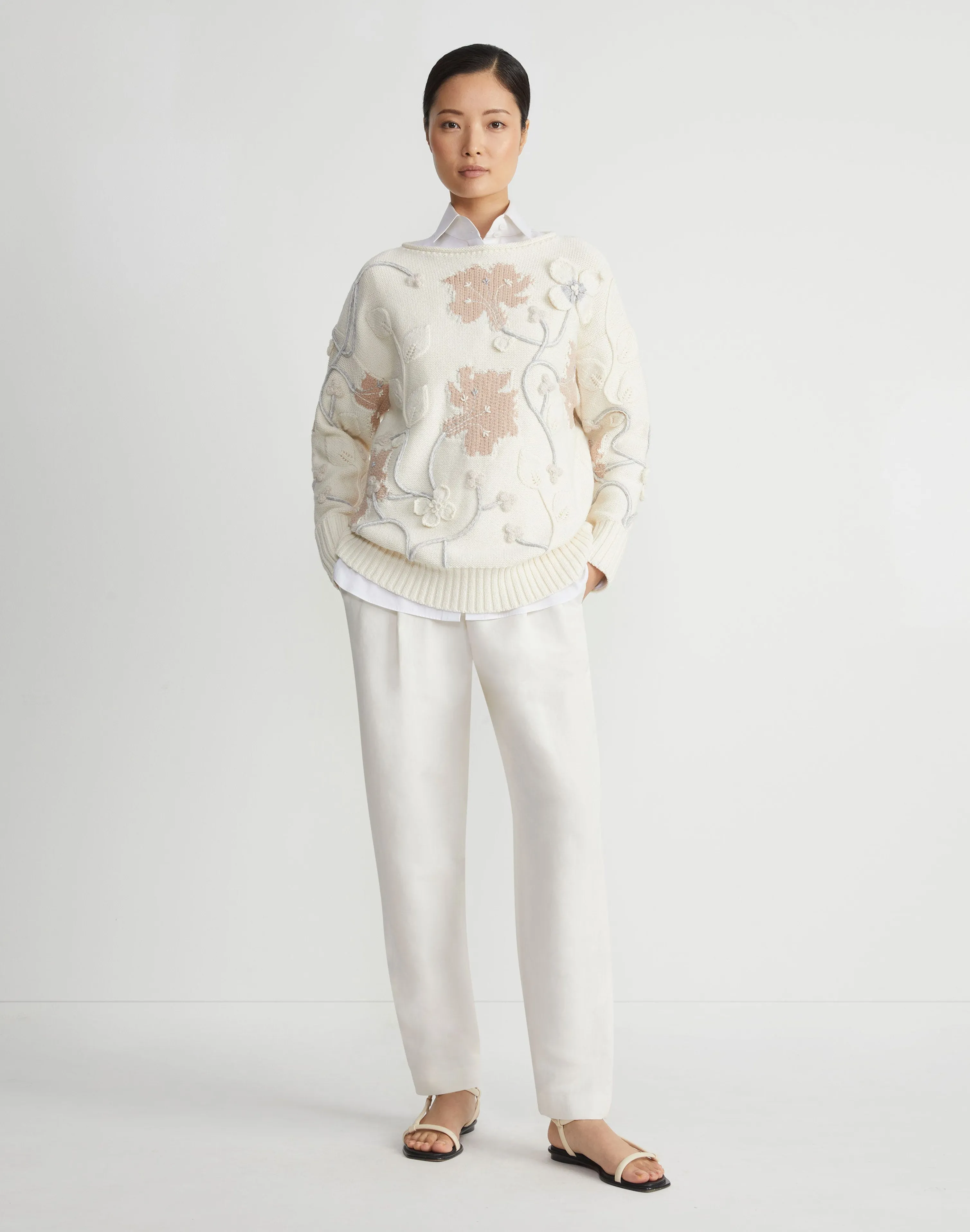 Silk-Linen MacDougal Pant