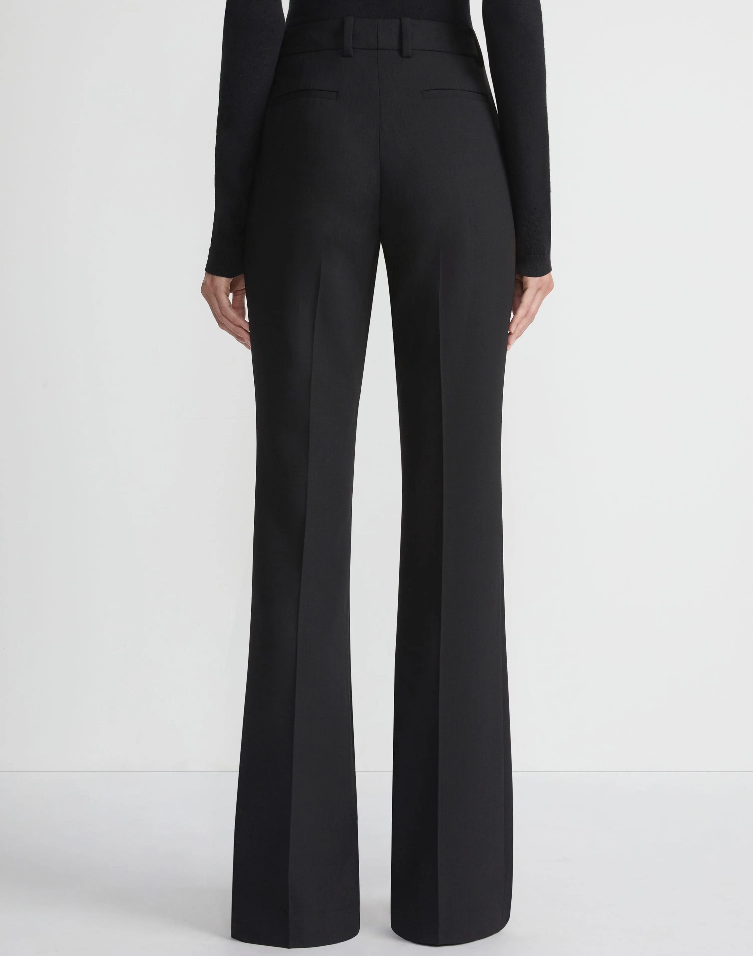 Responsible Wool Double Face Waldorf Flared Pant