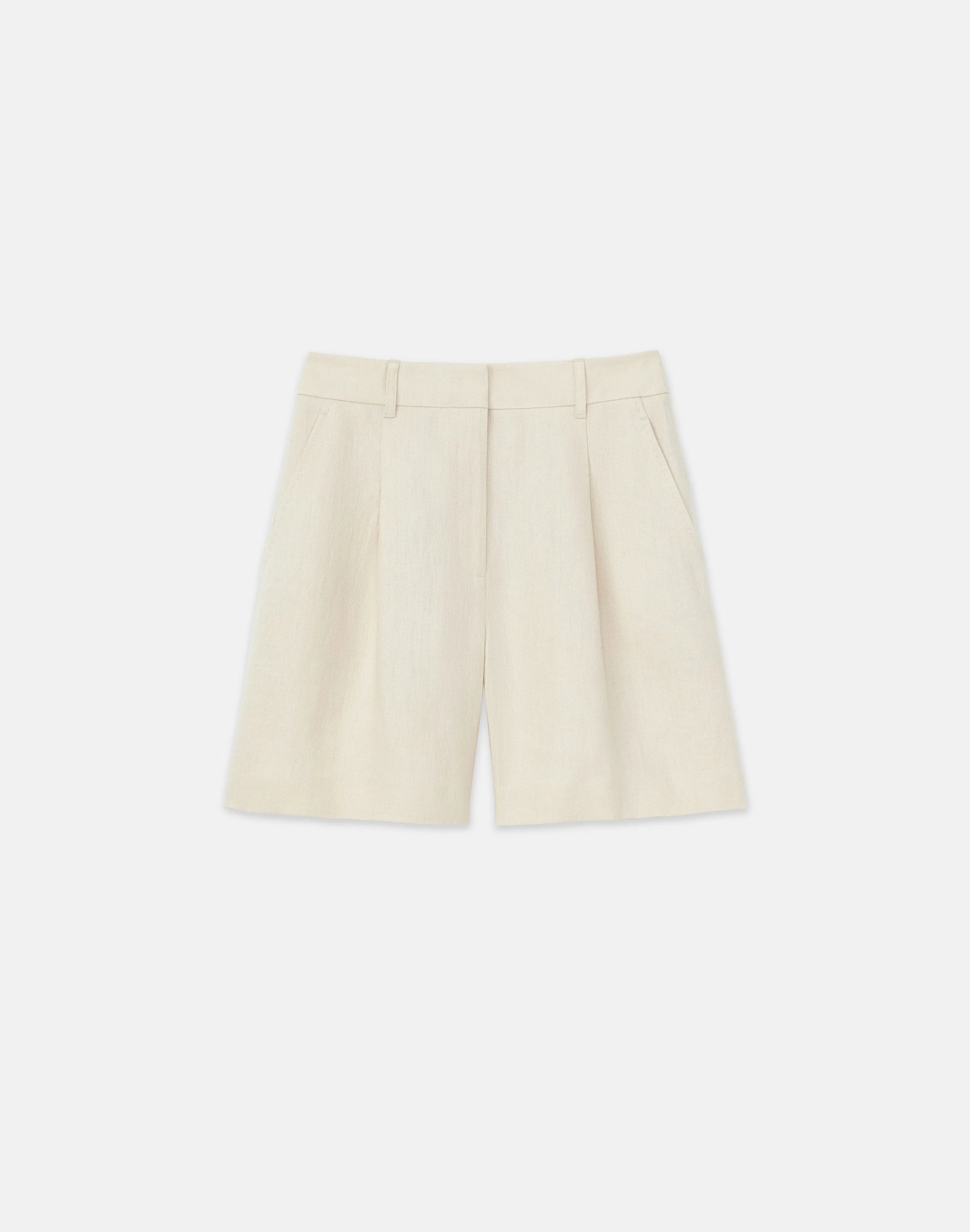 Linen Jefferson Pleated Short
