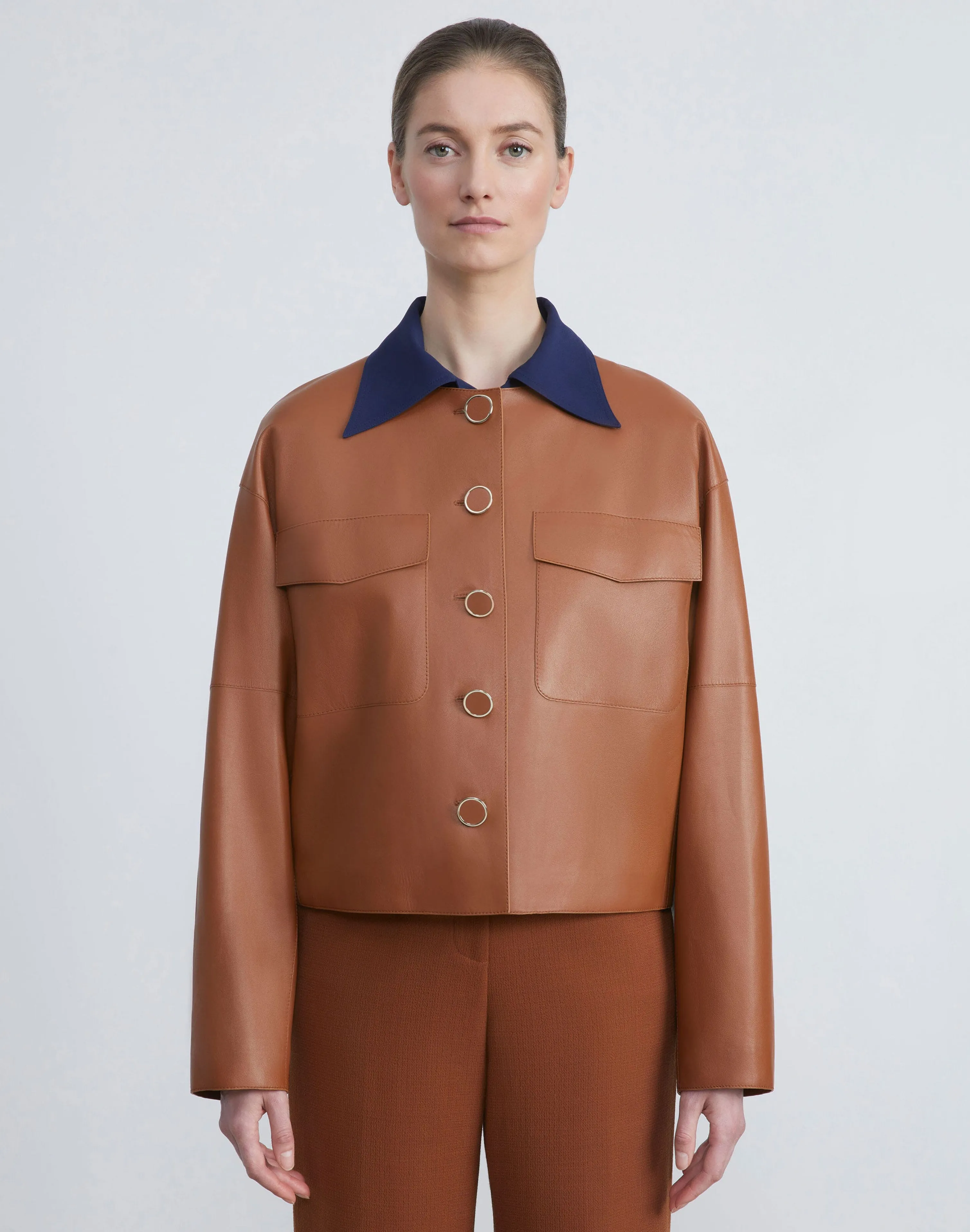 Nappa Leather Quilted Jacket