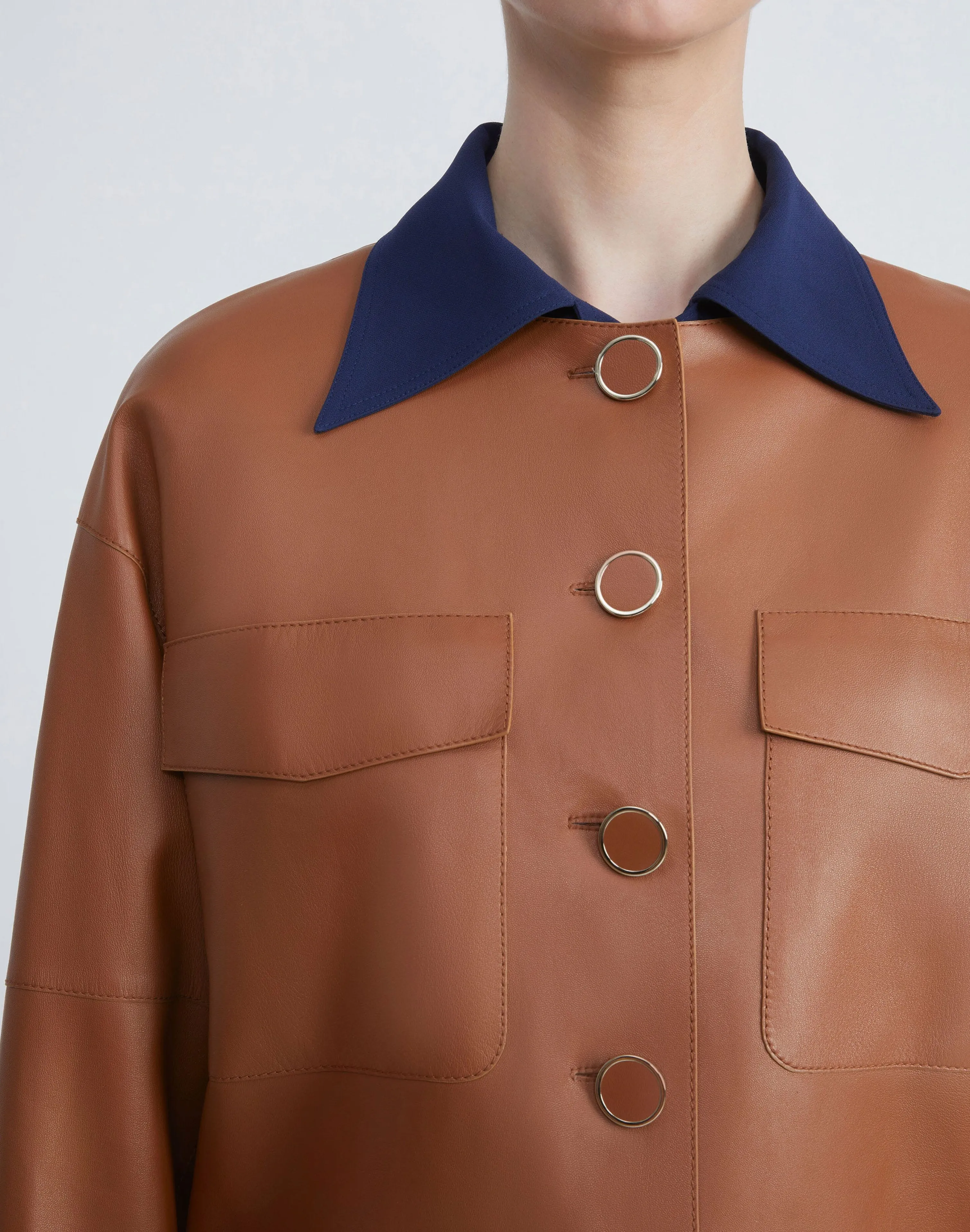 Nappa Leather Quilted Jacket