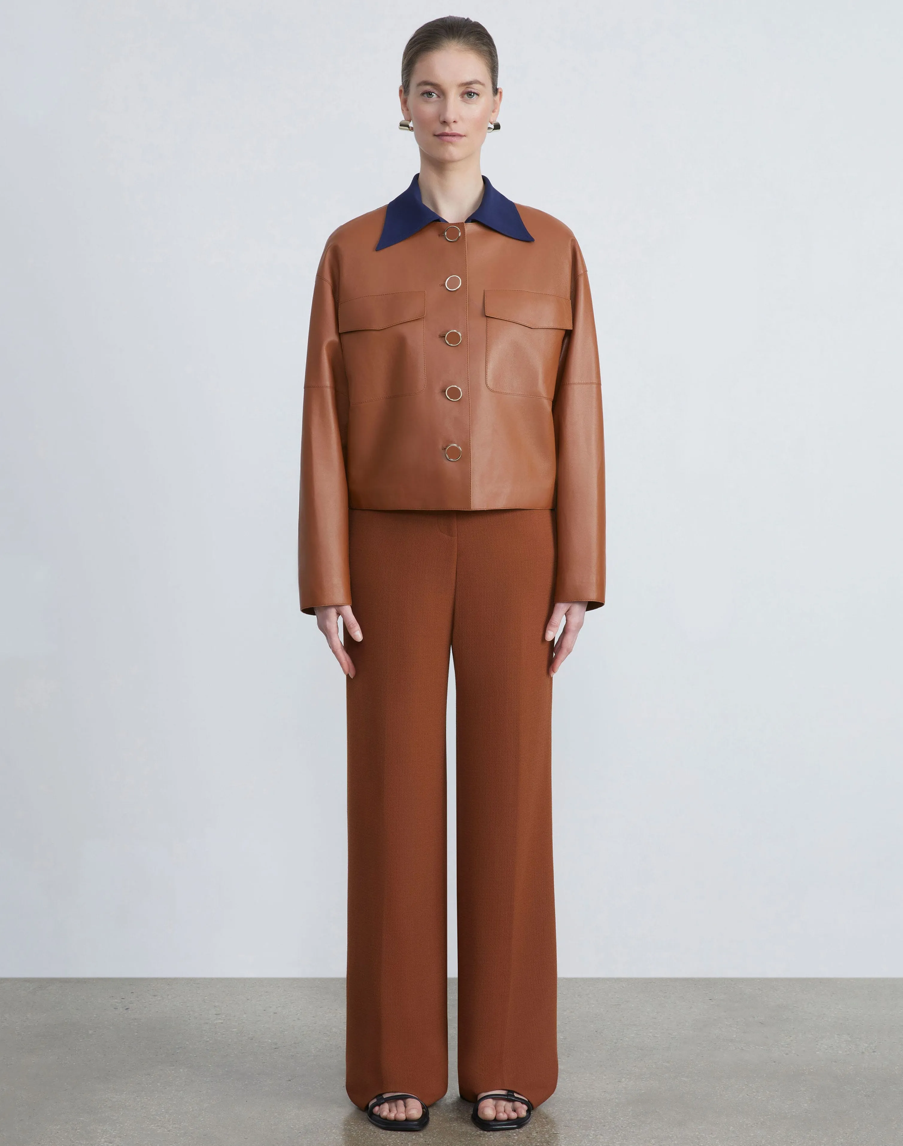 Nappa Leather Quilted Jacket