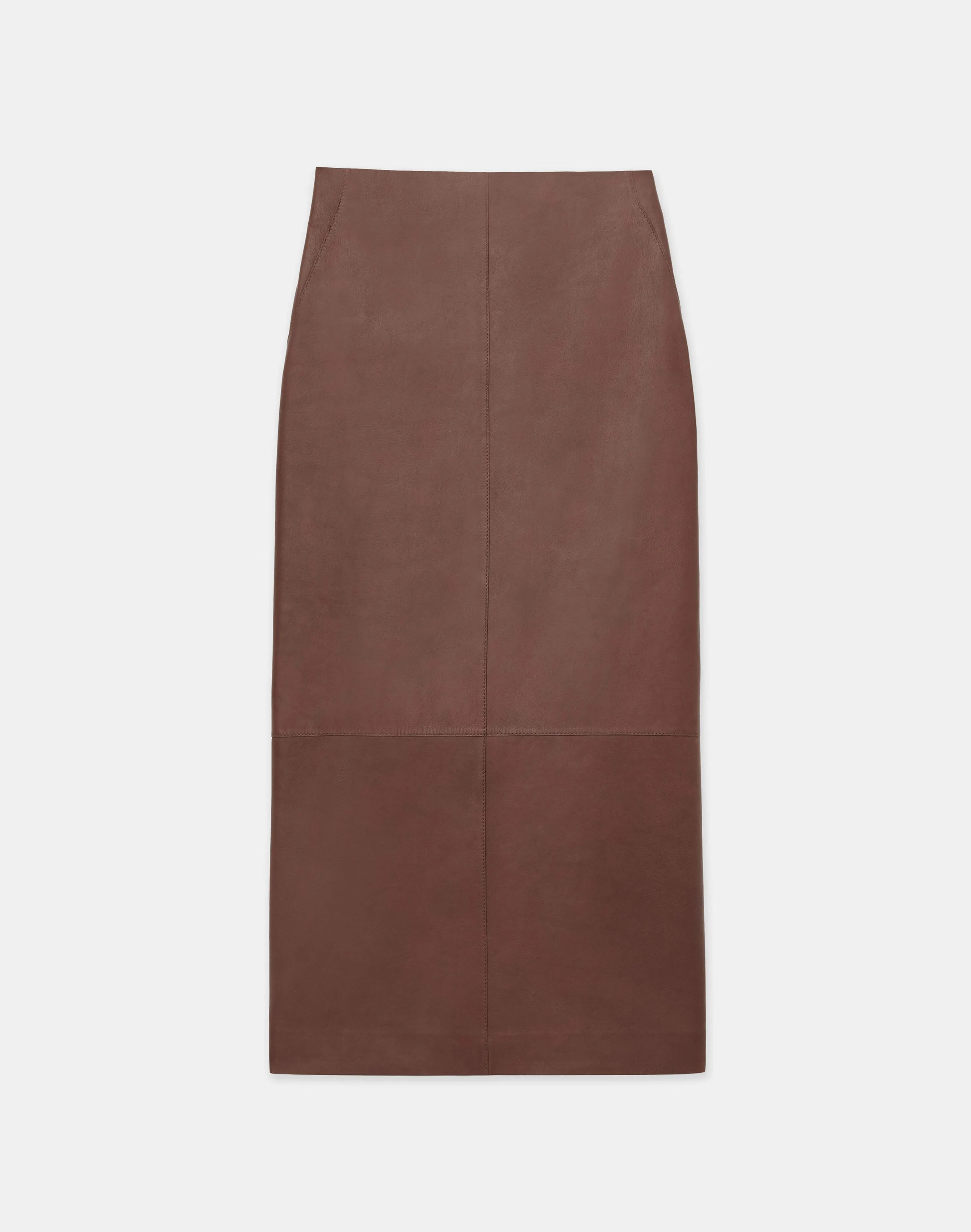Lambskin Leather Pencil Skirt