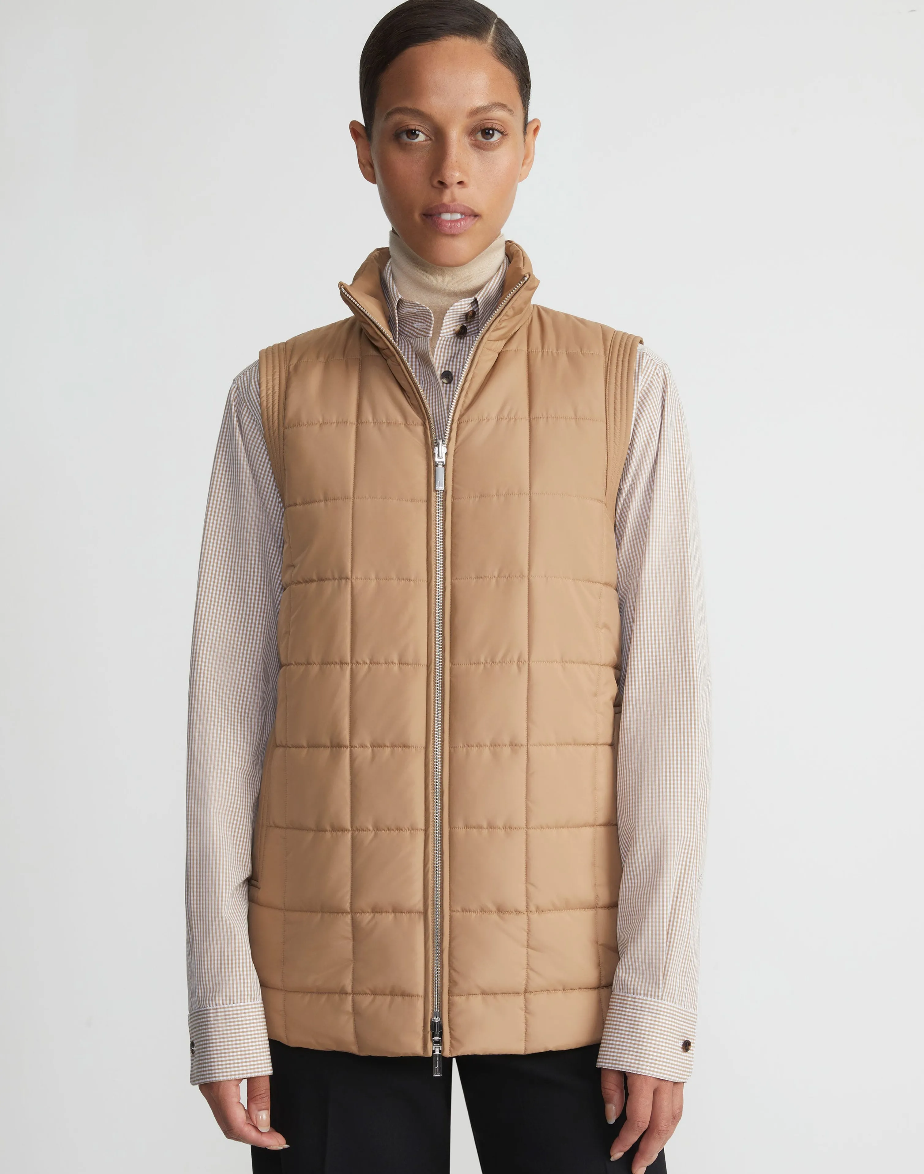 Recycled Poly Quilted Reversible Puffer Vest