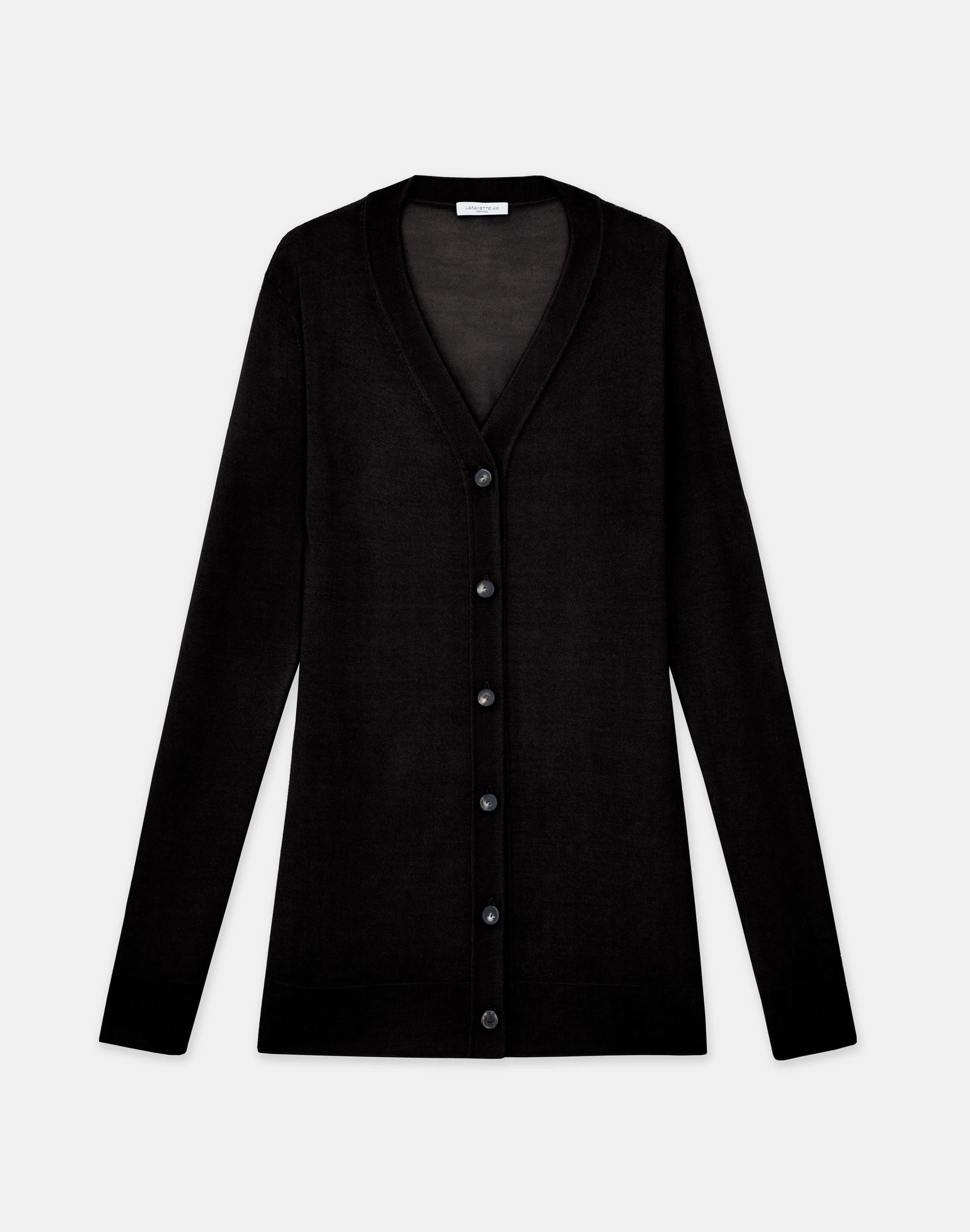 Fine Gauge Cashmere V-Neck Cardigan
