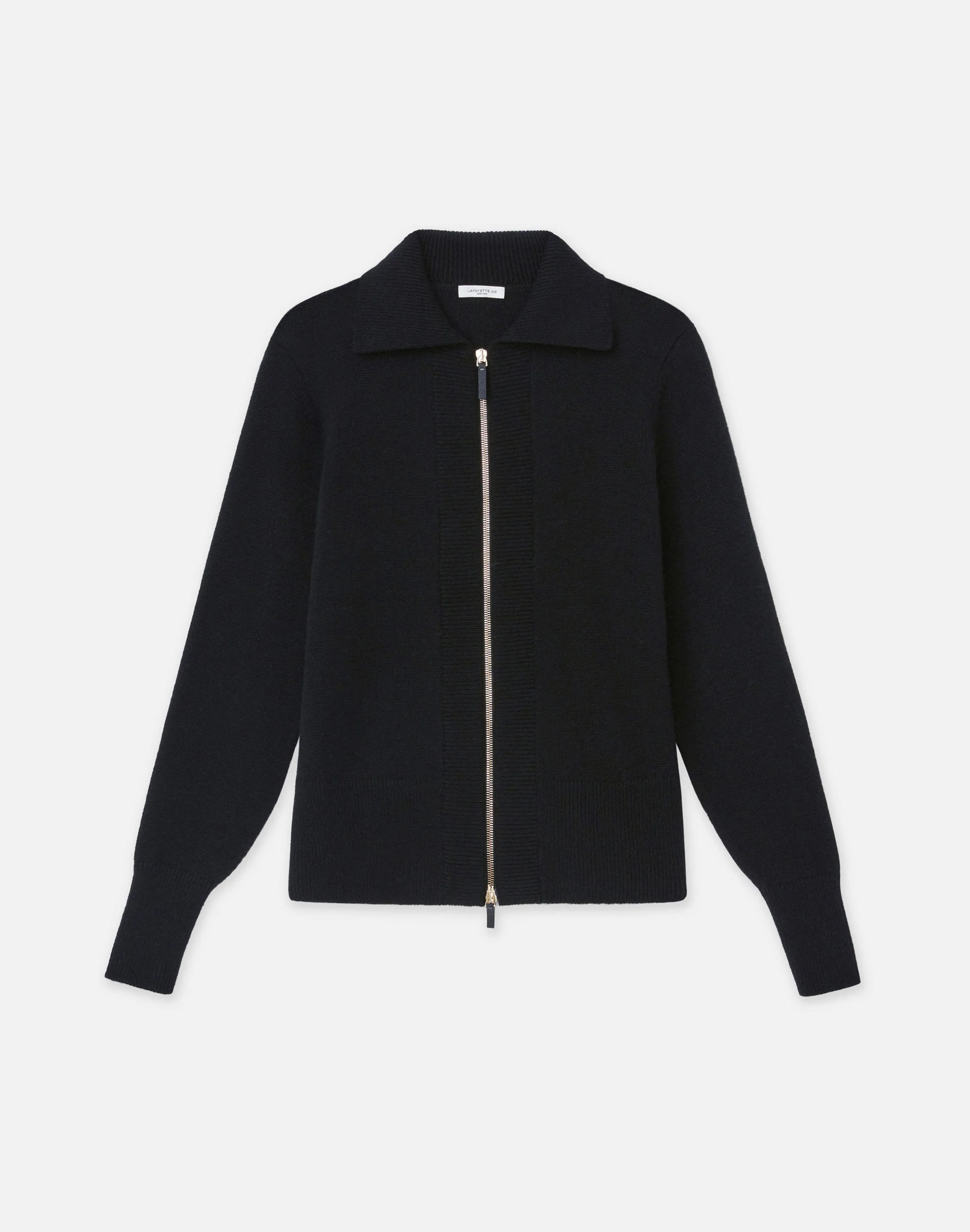 Cashmere Polo Cardigan