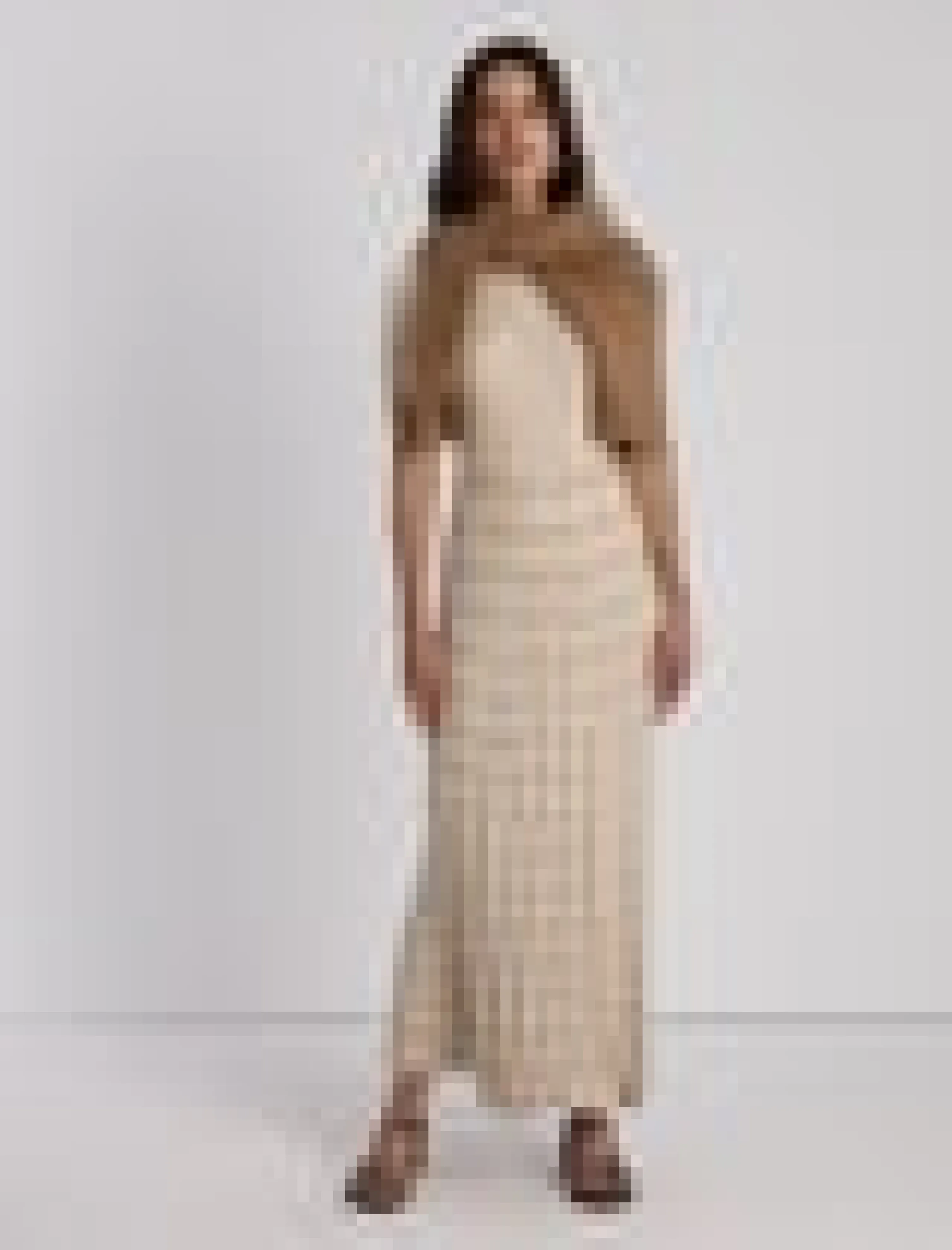 Gingham Responsible Matte Crepe Short Sleeve Sweater